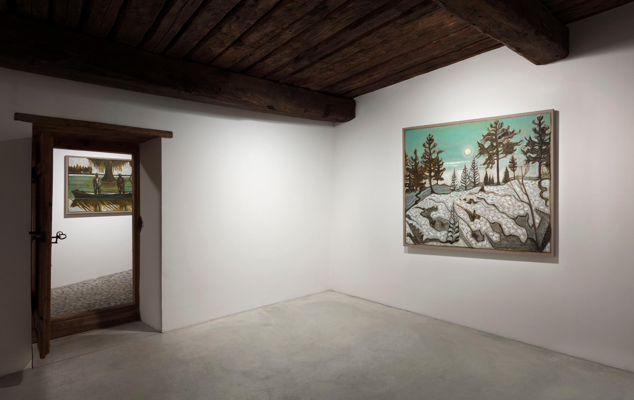Installation View Billy Childish at Galleria Monica De Cardenas, Zuoz / Courtesy: the artists and the gallery / Photo: Andrea Rossetti