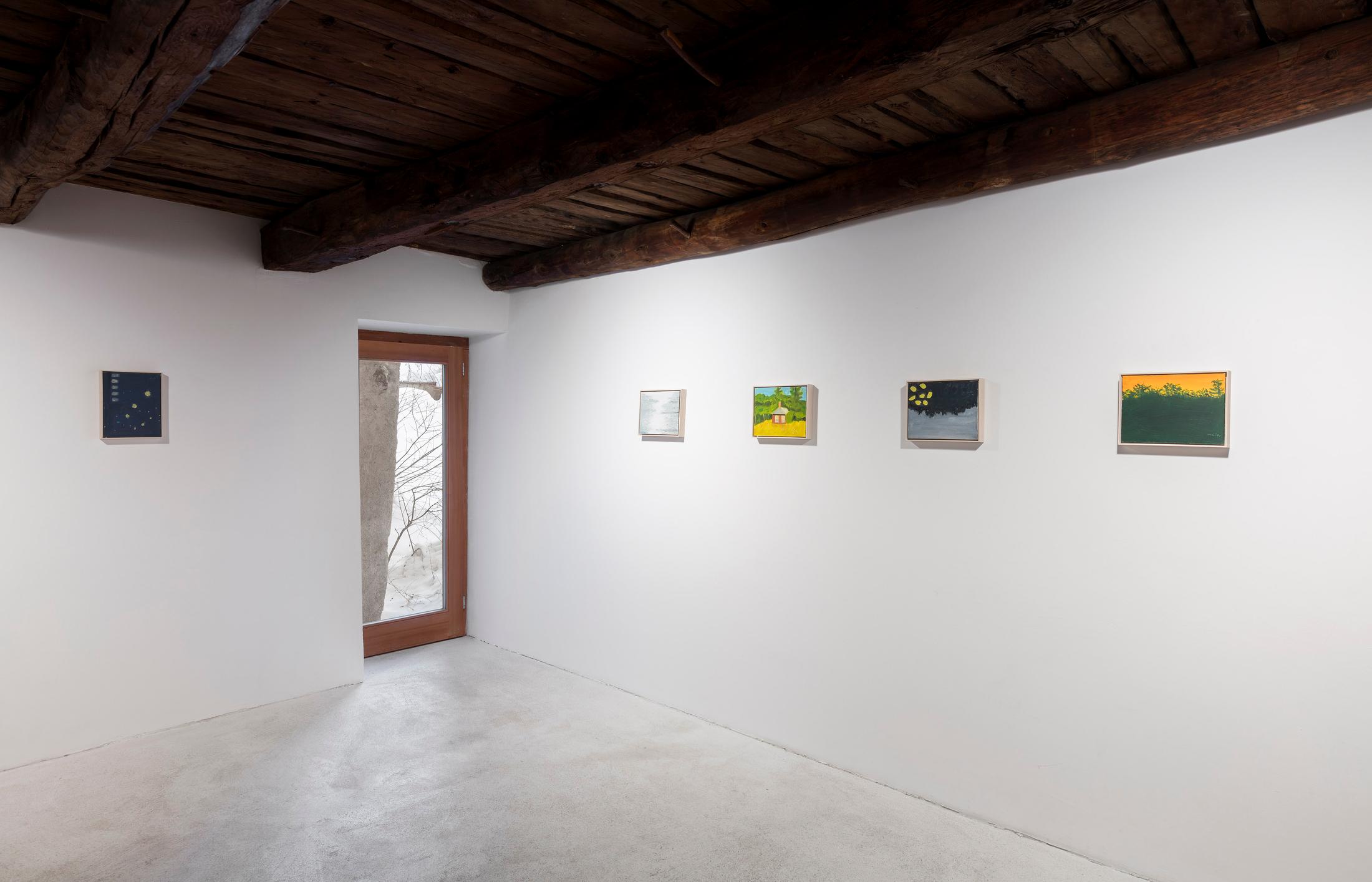Installation View Alex Katz at Galleria Monica De Cardenas, Zuoz / Courtesy: the artists and the gallery / Photo: Andrea Rossetti