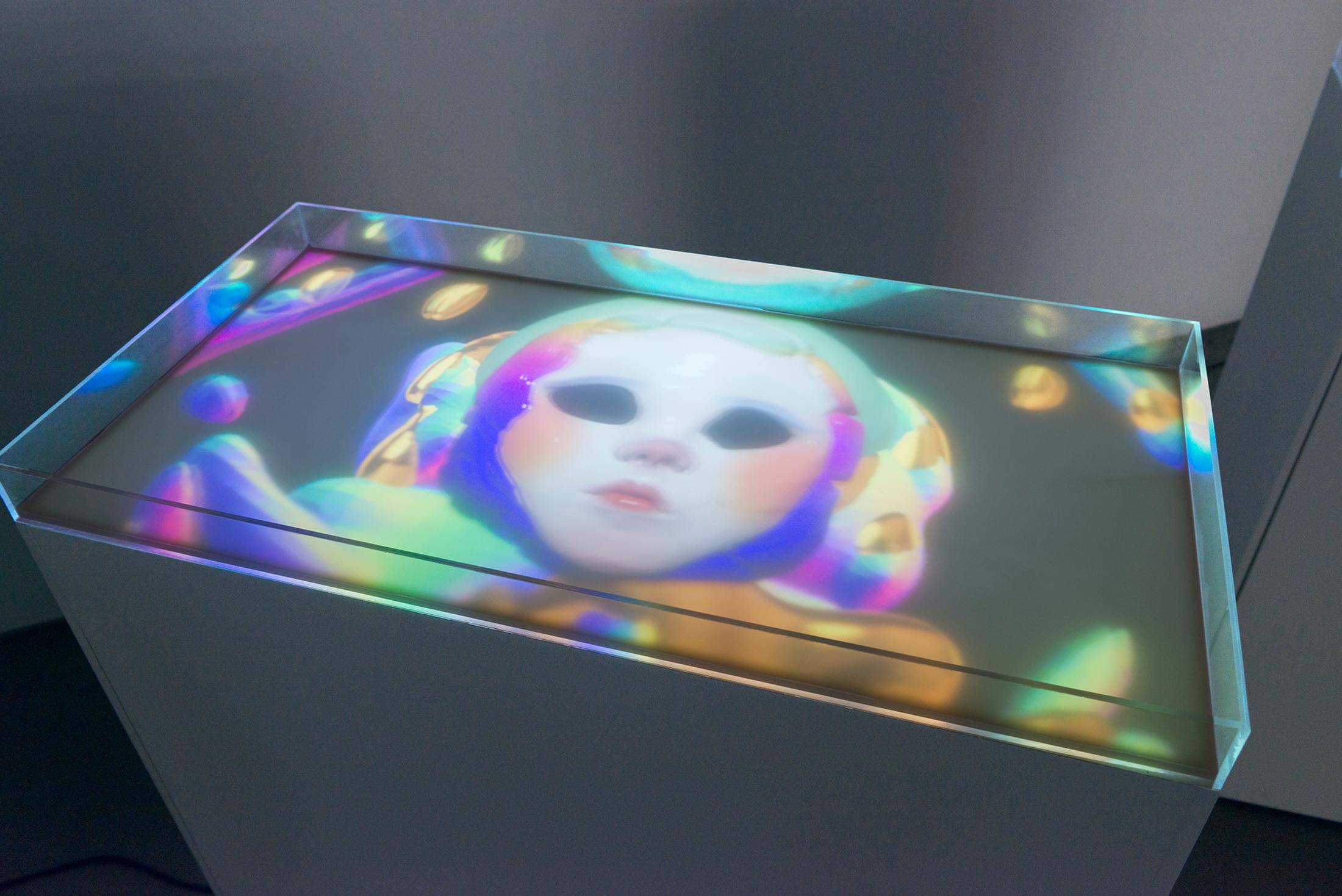 Installation View Pinar Yoldas "Genetically Edited Generation: Designer Babies w/associated CRISPR protein, 2018" at HEK, Basel / Photo: Franz Wamhof / Courtesy: the artists