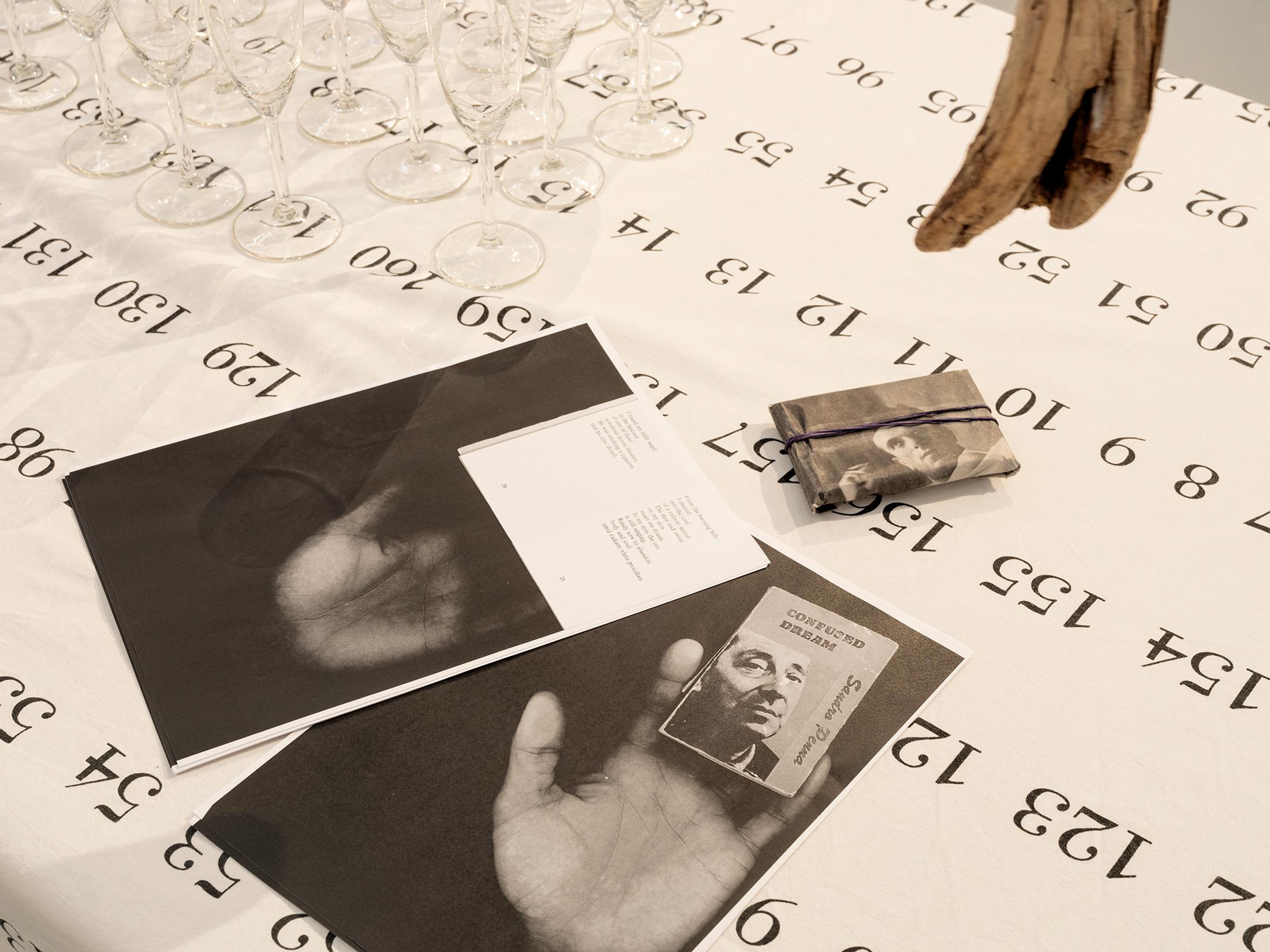 Exhibition View Garrett Nelson x Cathy Josefowitz Duo Show «Anacronica II: Lying on the Hip» at Arsenic, Lausanne, 2021 / Photo: Julien Gremaud / Courtesy: the artist and Arsenic