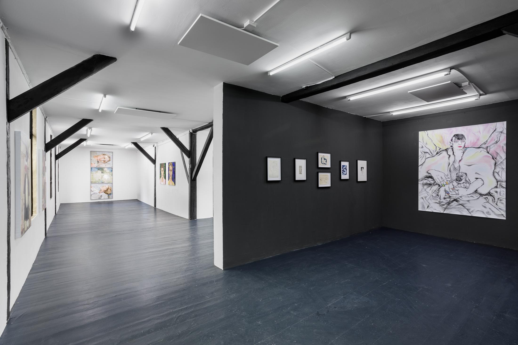 Exhibition View Group Show «Gazed and Confused Chapter 2» at Last Tango, Zurich, 2022 / Photo: Kilian Bannwart / Courtesy: the artists and Last Tango