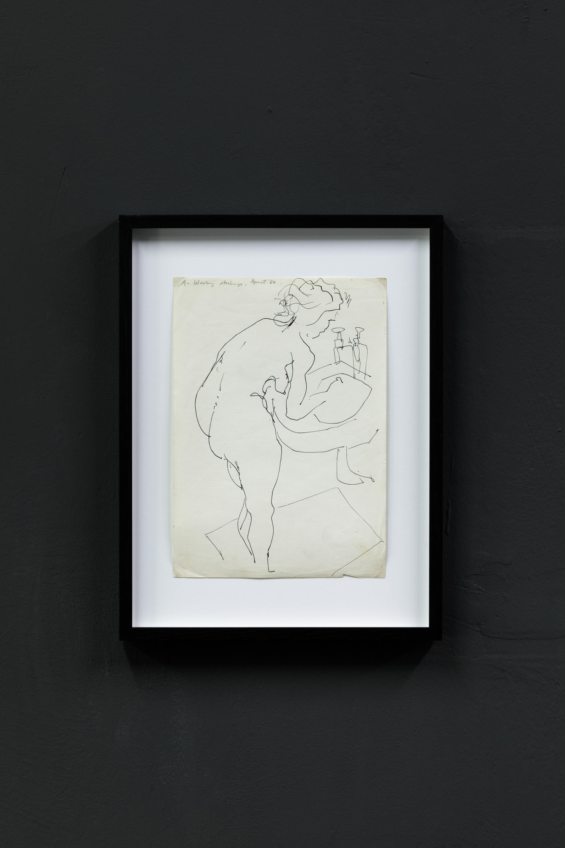 Exhibition View Group Show «Gazed and Confused Chapter 2; view on John Berger, A. washing stockings, 1956» at Last Tango, Zurich, 2022 / Photo: Kilian Bannwart / Courtesy: the artists and Last Tango