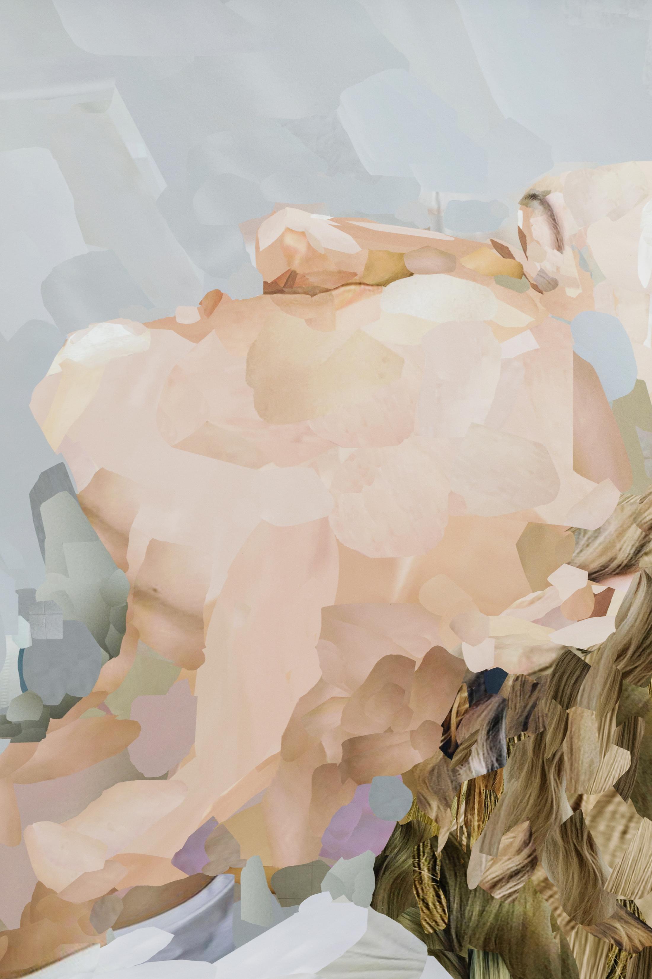 Exhibition View Group Show «Gazed and Confused Chapter 2; view on Alina Frieske, Tile (Two), 2020» at Last Tango, Zurich, 2022 / Photo: Kilian Bannwart / Courtesy: the artists and Last Tango