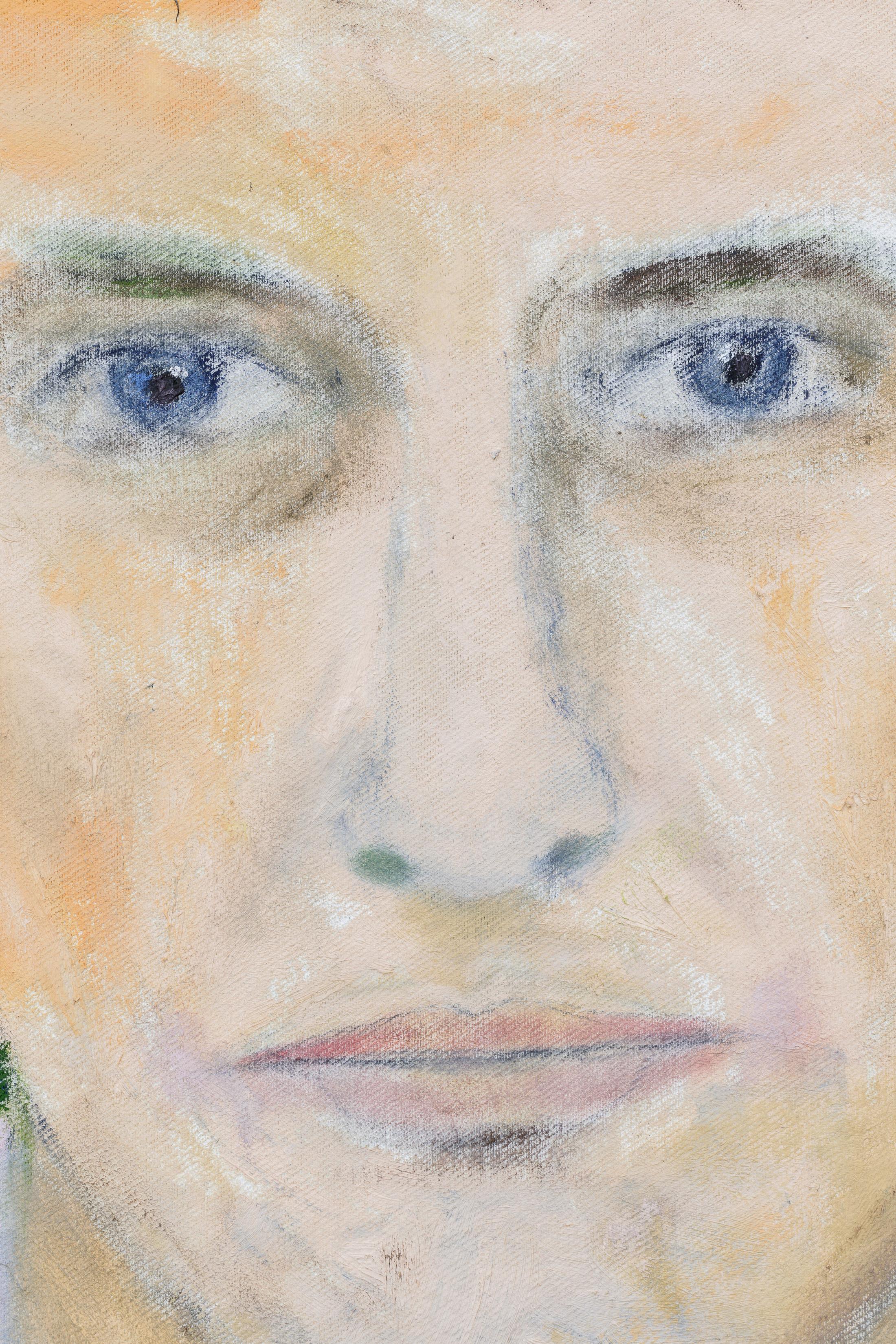 Exhibition View Group Show «Gazed and Confused Chapter 2; view on Dieter Hall, Portrait of Roman (Detail), 2021» at Last Tango, Zurich, 2022 / Photo: Kilian Bannwart / Courtesy: the artists and Last Tango