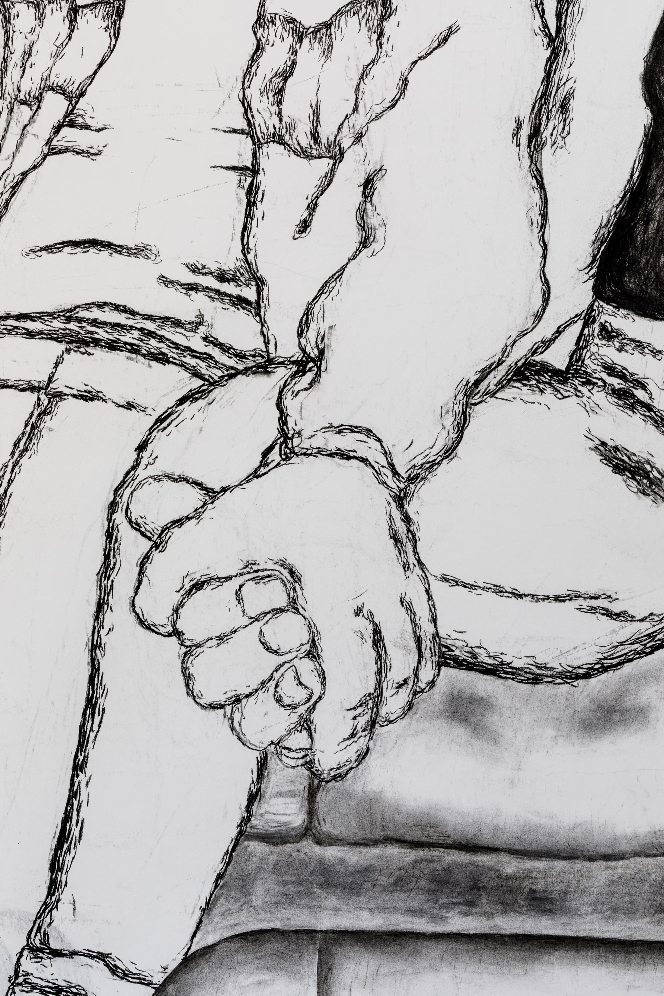 Exhibition View Group Show «Gazed and Confused Chapter 2; view on Milva Stutz, Zug (Detail), 2021» at Last Tango, Zurich, 2022 / Photo: Kilian Bannwart / Courtesy: the artists and Last Tango