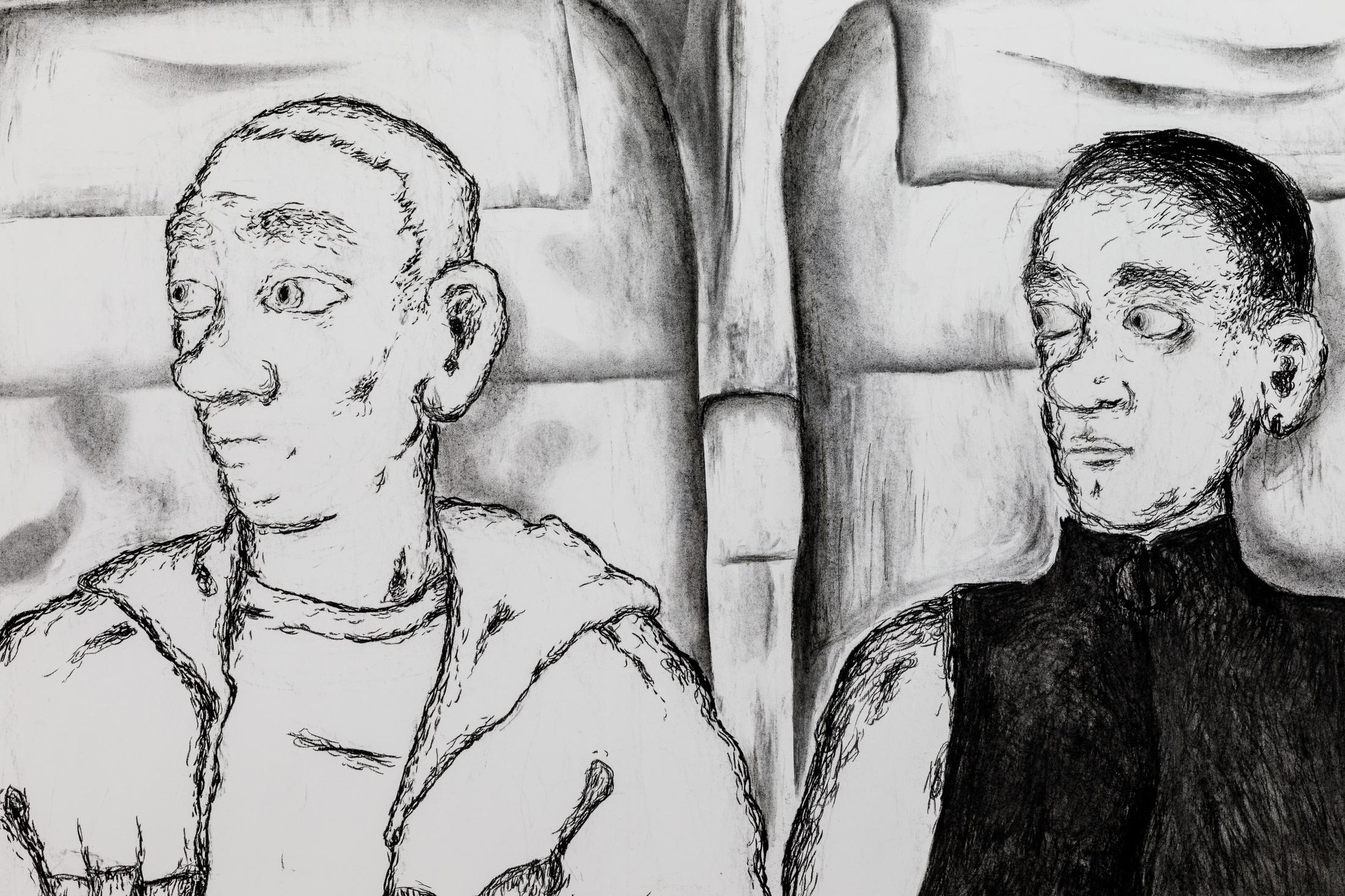 Exhibition View Group Show «Gazed and Confused Chapter 2; view on Milva Stutz, Zug (Detail), 2021» at Last Tango, Zurich, 2022 / Photo: Kilian Bannwart / Courtesy: the artists and Last Tango