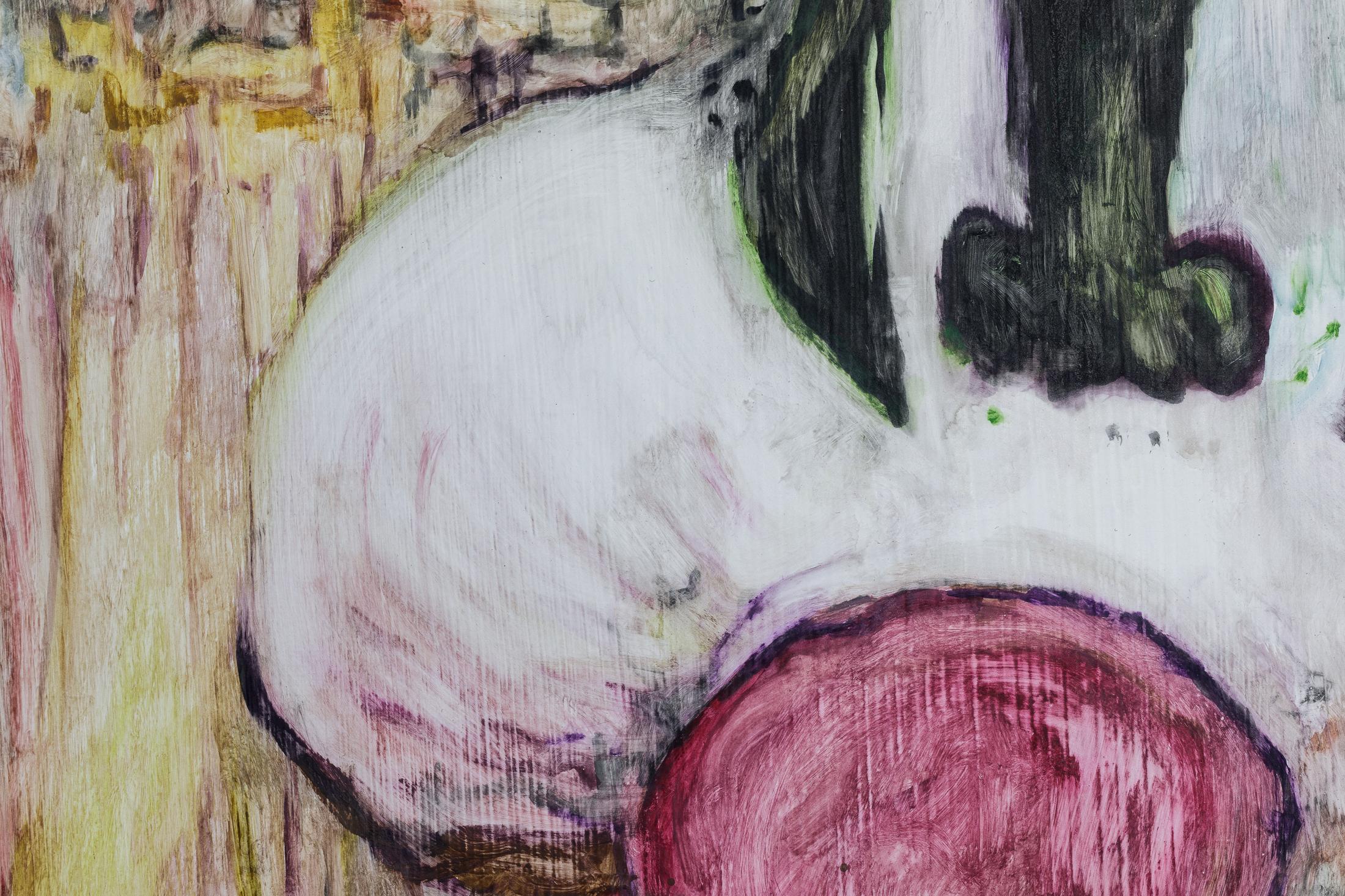 Exhibition View Group Show «Gazed and Confused Chapter 2; view on Grégory Sugnaux, Nude Sylvester (Detail), 2022» at Last Tango, Zurich, 2022 / Photo: Kilian Bannwart / Courtesy: the artists and Last Tango