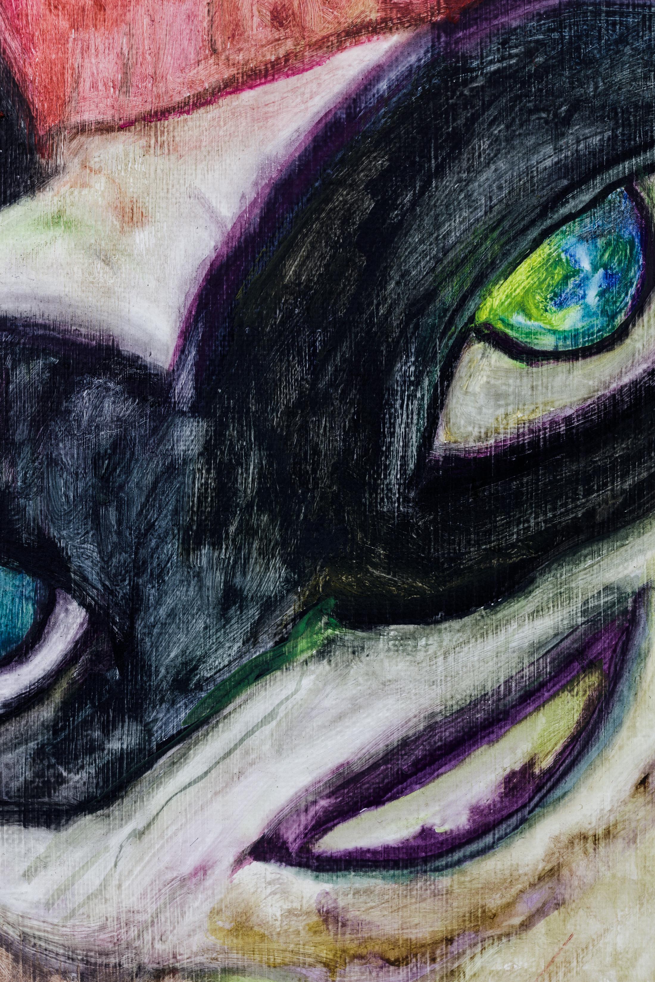 Exhibition View Group Show «Gazed and Confused Chapter 2; view on Grégory Sugnaux, Harley Quinn (Detail), 2022» at Last Tango, Zurich, 2022 / Photo: Kilian Bannwart / Courtesy: the artists and Last Tango