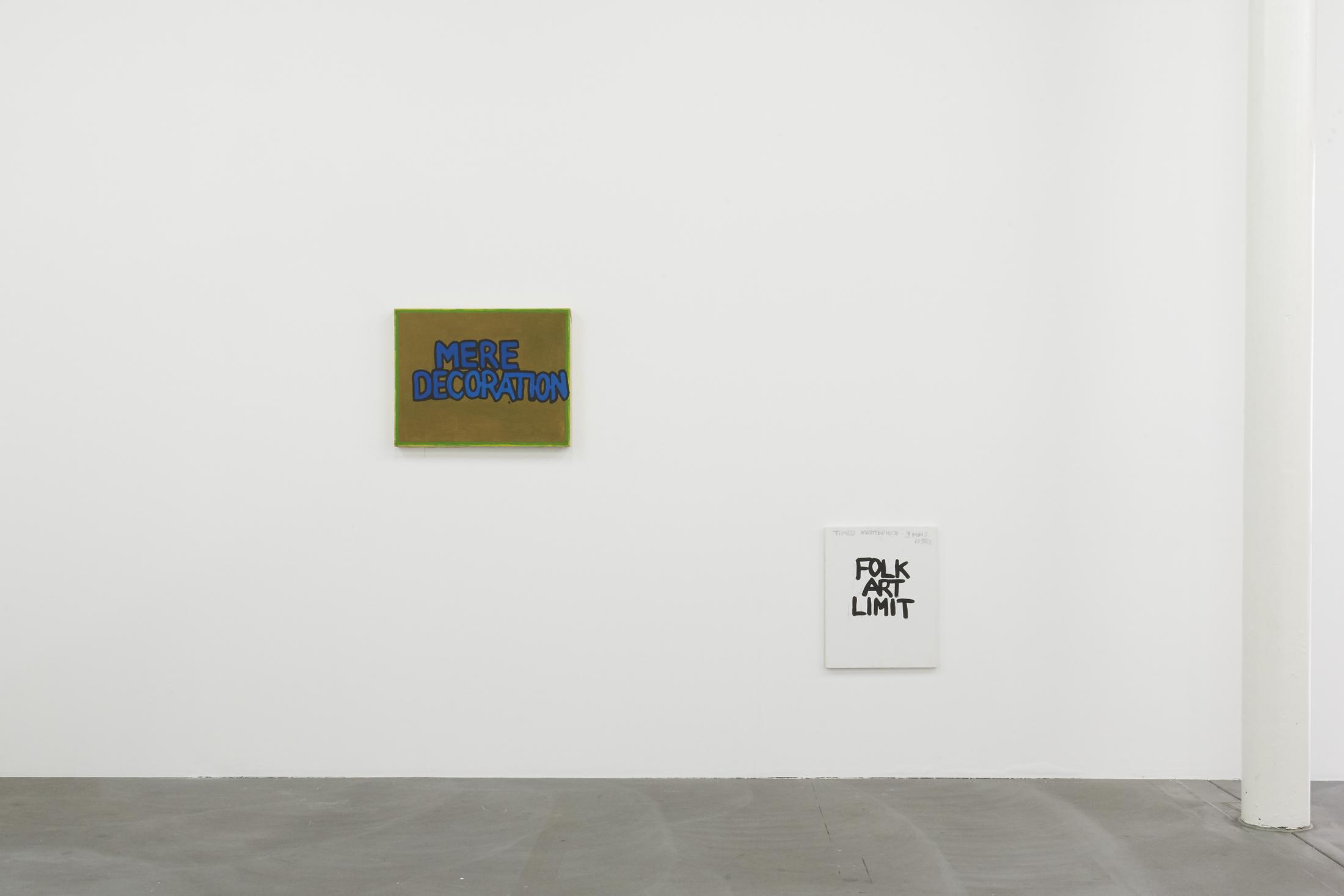 Exhibition View Gene Beery Retrospective at Fri-Art Kunsthale, Fribourg / Photo: Guillaume Baeriswyl / Courtesy: the artist