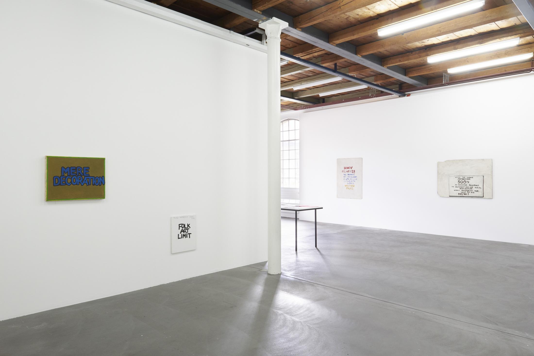 Exhibition View Gene Beery Retrospective at Fri-Art Kunsthale, Fribourg / Photo: Guillaume Baeriswyl / Courtesy: the artist