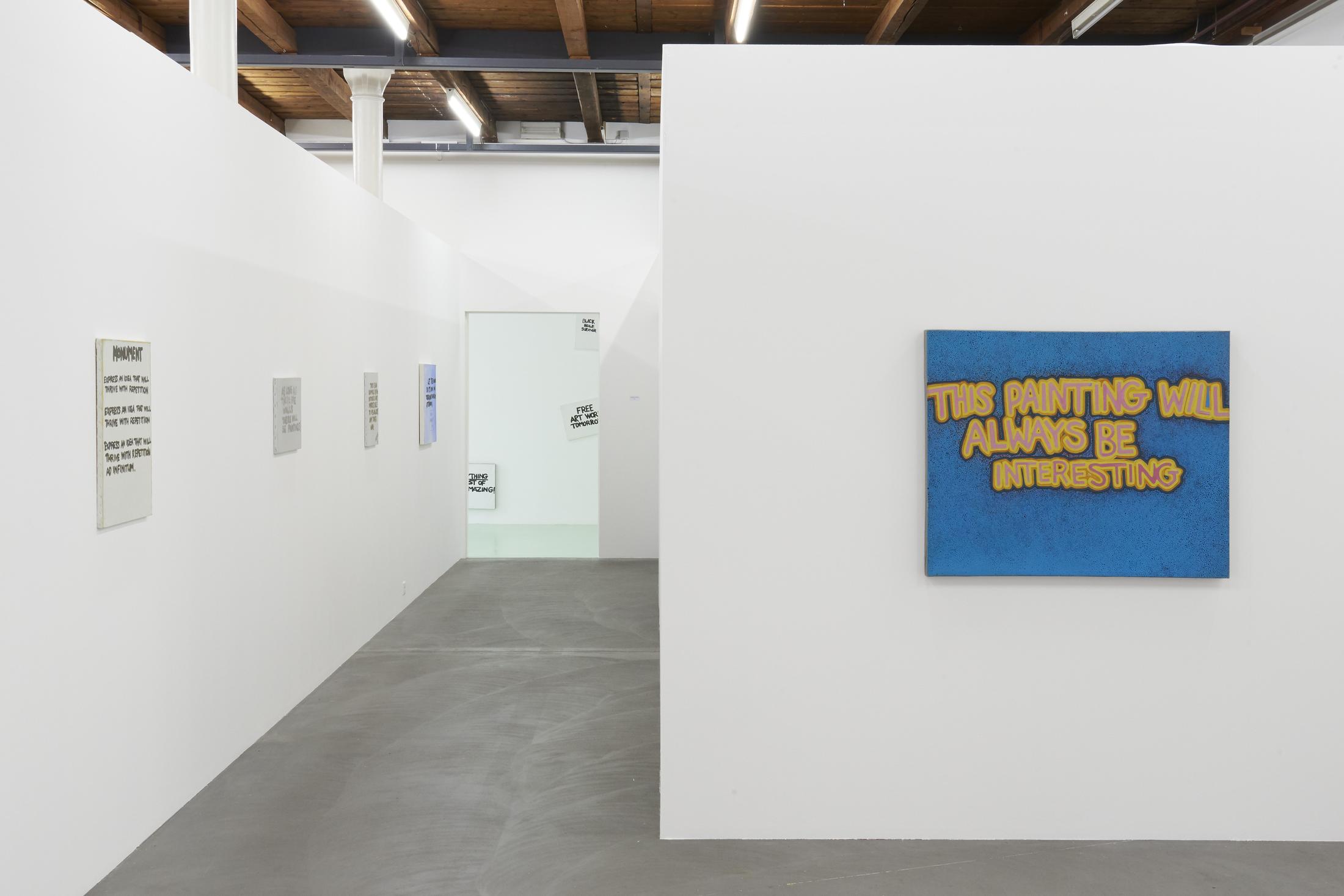 Exhibition View Gene Beery Retrospective at Fri-Art Kunsthale, Fribourg / Photo: Guillaume Baeriswyl / Courtesy: the artist