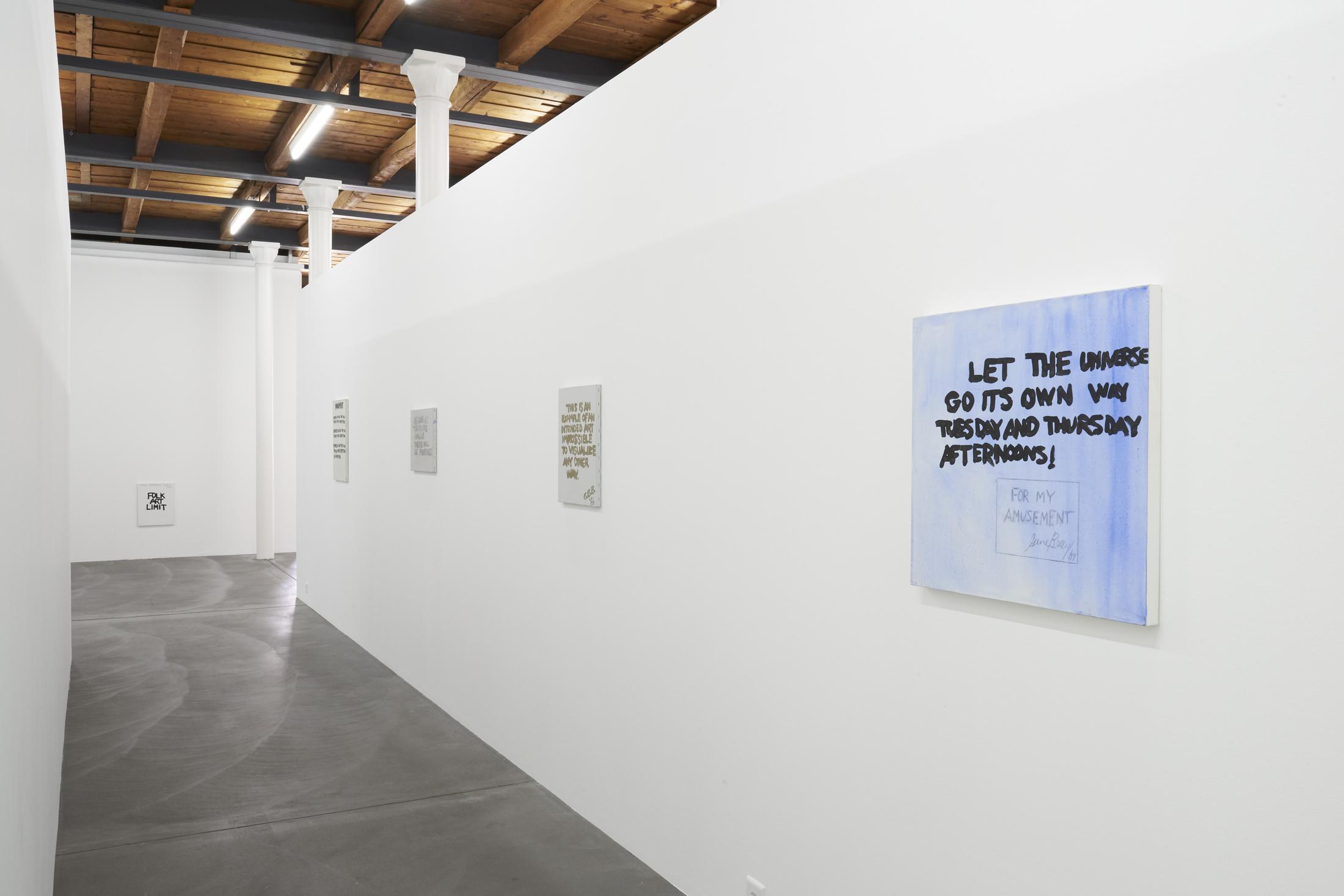 Exhibition View Gene Beery Retrospective at Fri-Art Kunsthale, Fribourg / Photo: Guillaume Baeriswyl / Courtesy: the artist