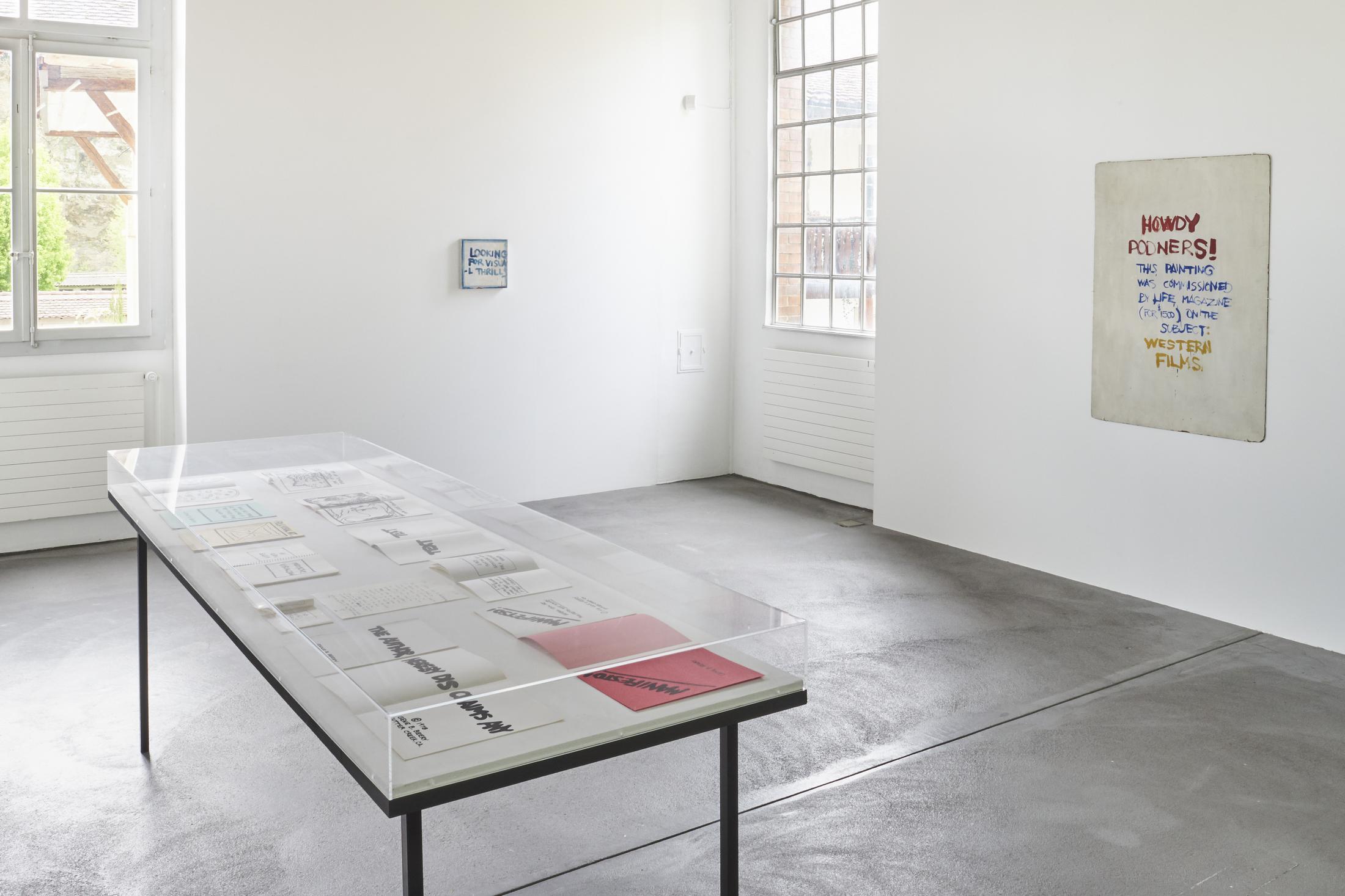 Exhibition View Gene Beery Retrospective at Fri-Art Kunsthale, Fribourg / Photo: Guillaume Baeriswyl / Courtesy: the artist