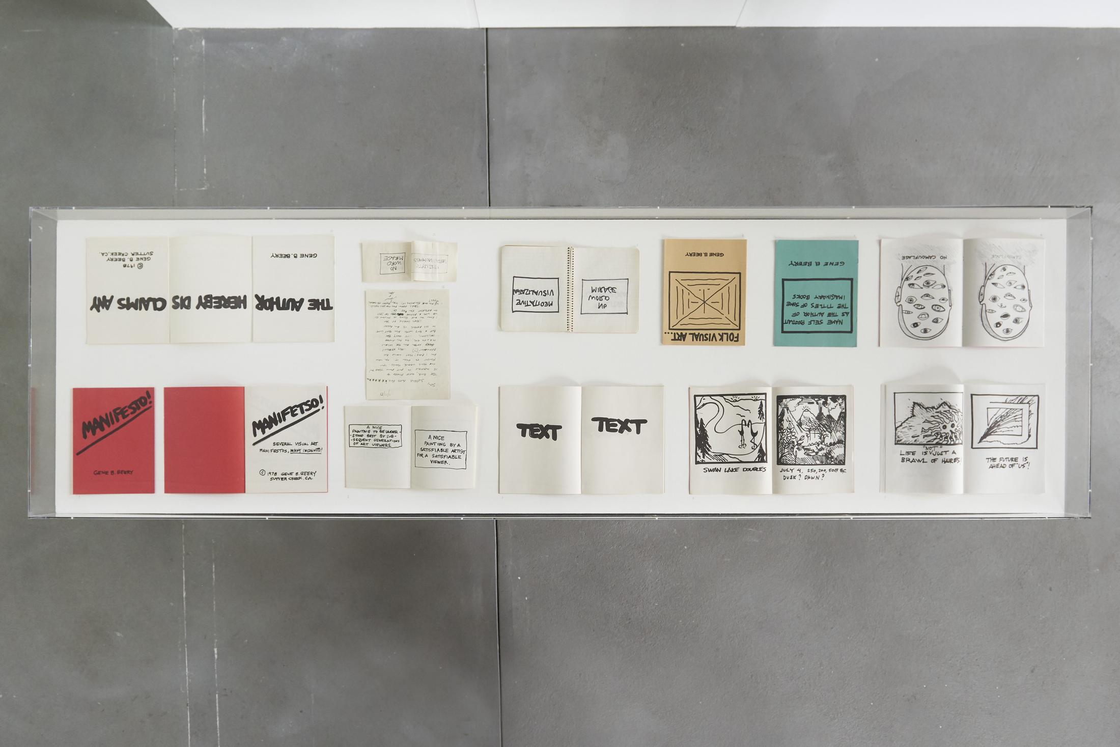 Exhibition View Gene Beery Retrospective at Fri-Art Kunsthale, Fribourg / Photo: Guillaume Baeriswyl / Courtesy: the artist