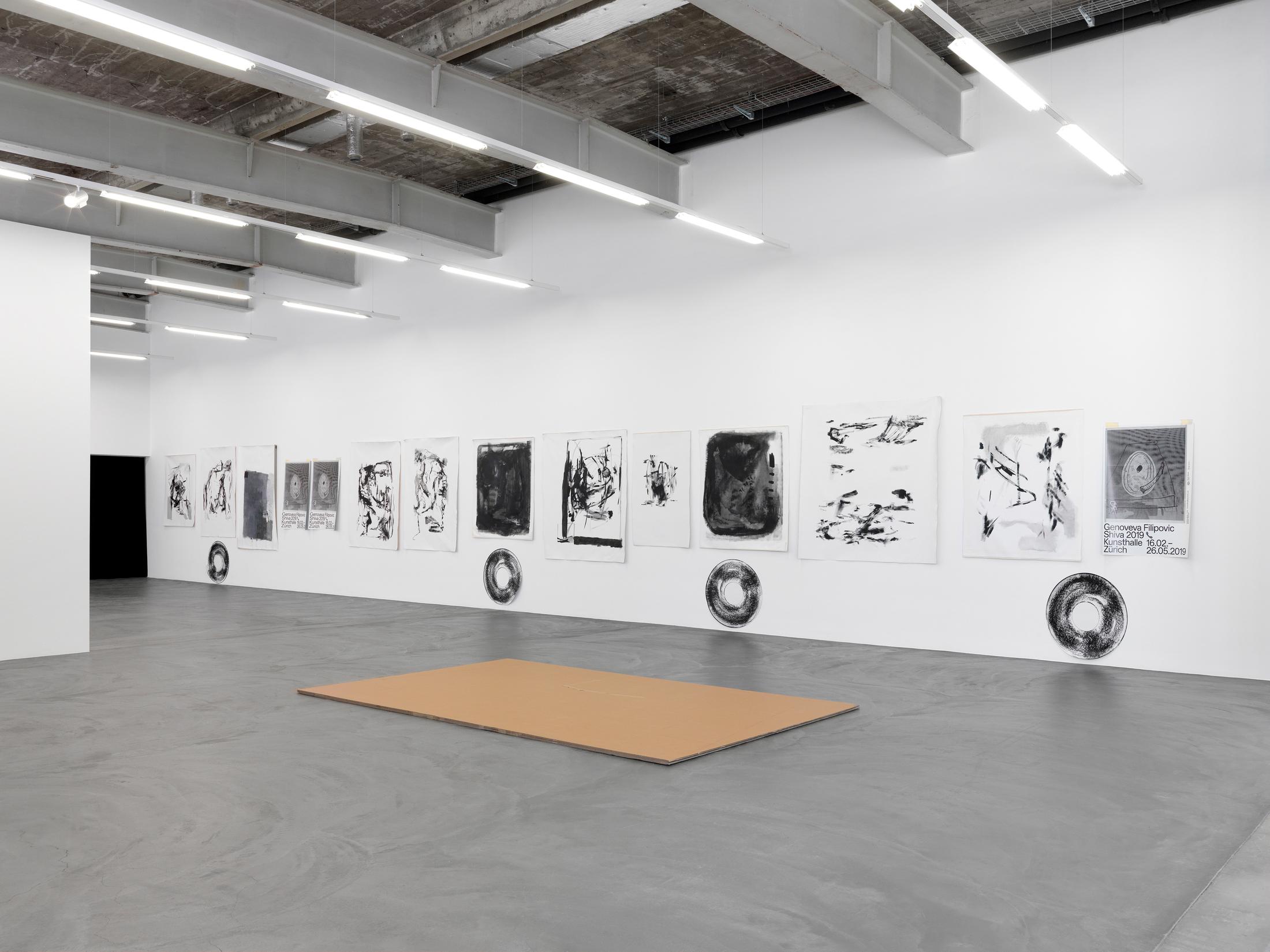 Exhibition View Genoveva Filipovic Soloshow «Shiva 2019 ✆» at Kunsthalle Zürich, Zurich / Photo: Annik Wetter / Courtesy: the artist and Kunsthalle Zürich