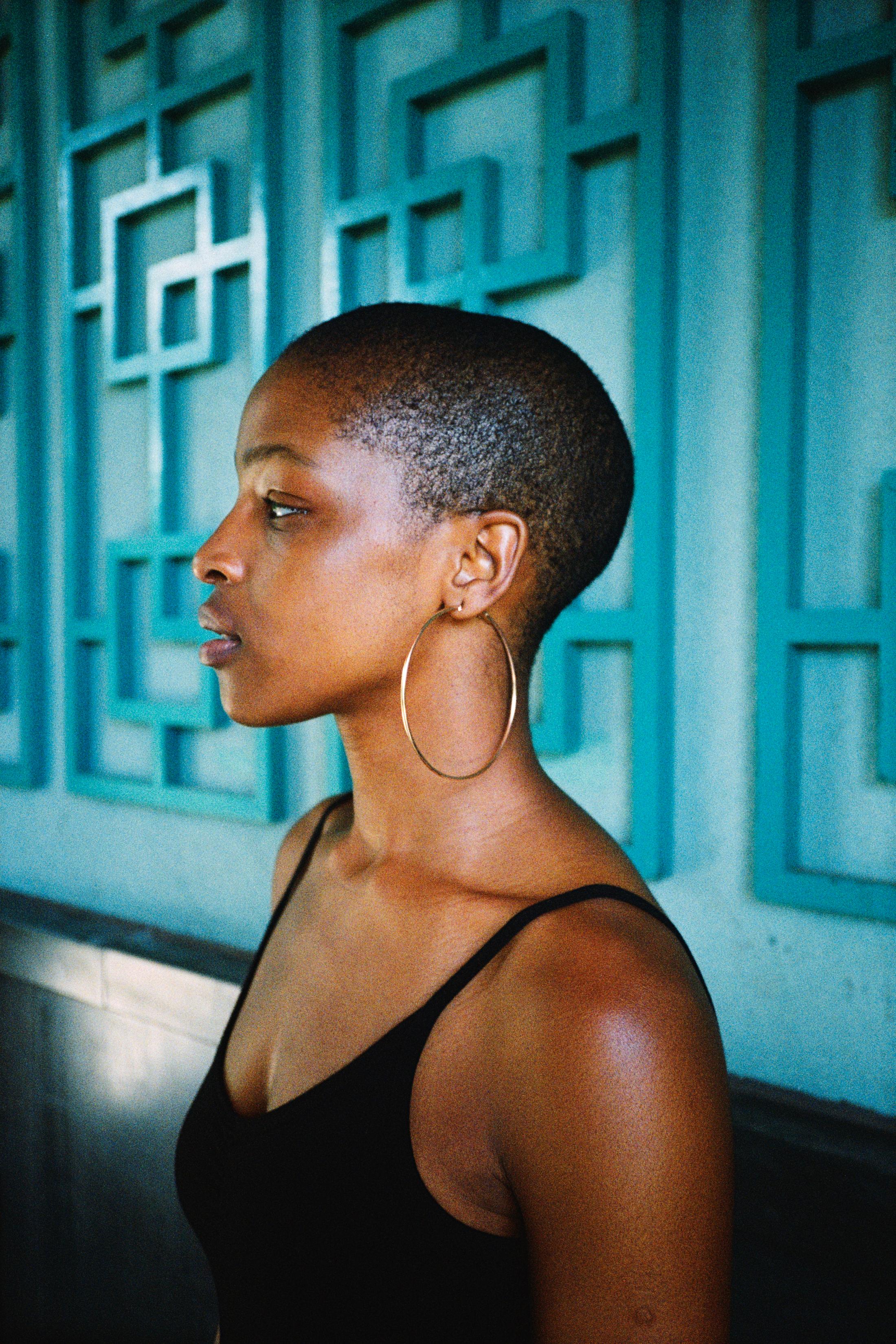 Georg Gatsas "Julie Adenuga II, 2014" at Kunstmuseum St. Gallen. © Photo / Courtesy: the artist