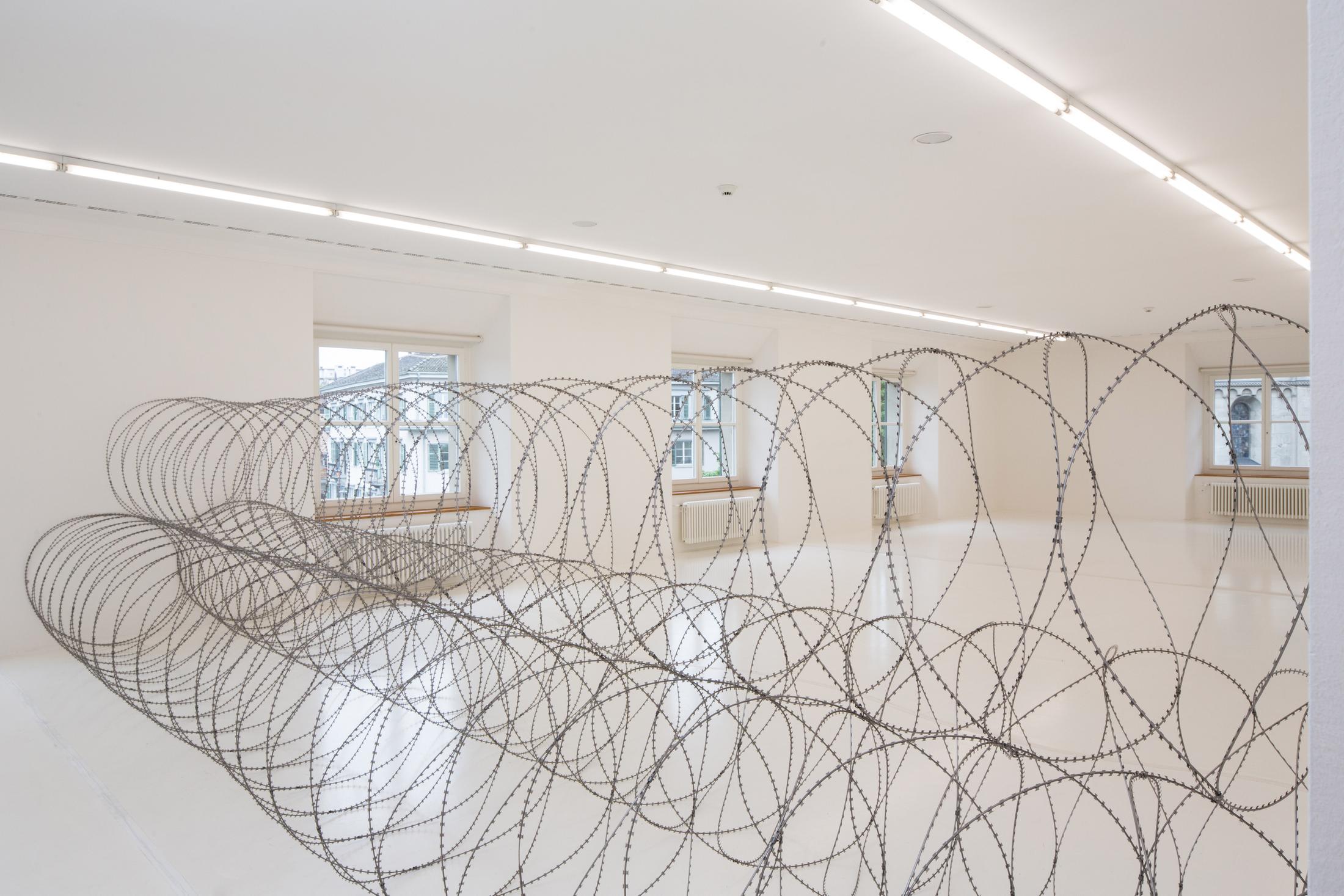 Exhibition View Gianni Motti "Refaire Le Monde EX*Position" at Helmhaus Zürich / Photo: Thomas Burla / Courtesy: the artist and Helmhaus, Zurich