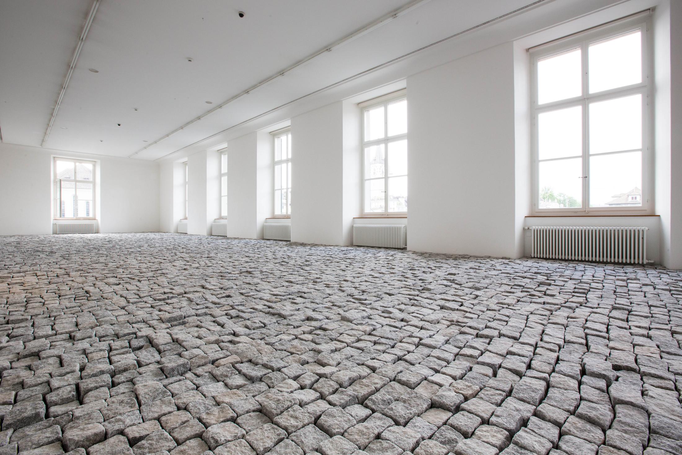 Exhibition View Gianni Motti "Refaire Le Monde EX*Position" at Helmhaus Zürich / Photo: Thomas Burla / Courtesy: the artist and Helmhaus, Zurich