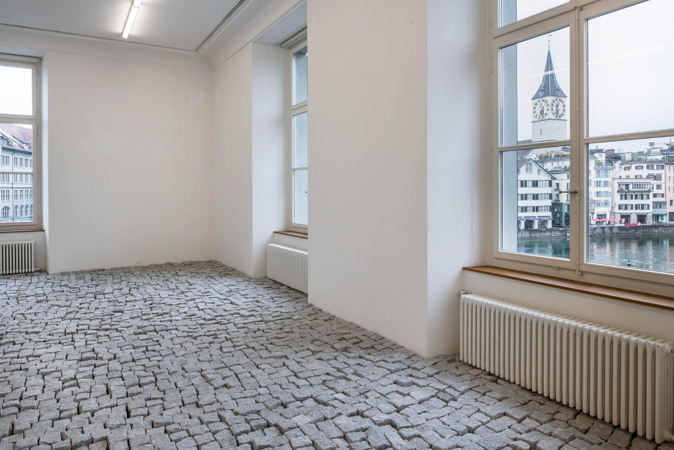 Exhibition View Gianni Motti "Refaire Le Monde EX*Position" at Helmhaus Zürich / Photo: Thomas Burla / Courtesy: the artist and Helmhaus, Zurich