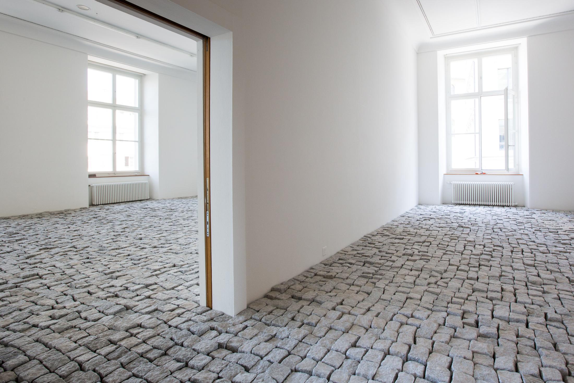 Exhibition View Gianni Motti "Refaire Le Monde EX*Position" at Helmhaus Zürich / Photo: Thomas Burla / Courtesy: the artist and Helmhaus, Zurich