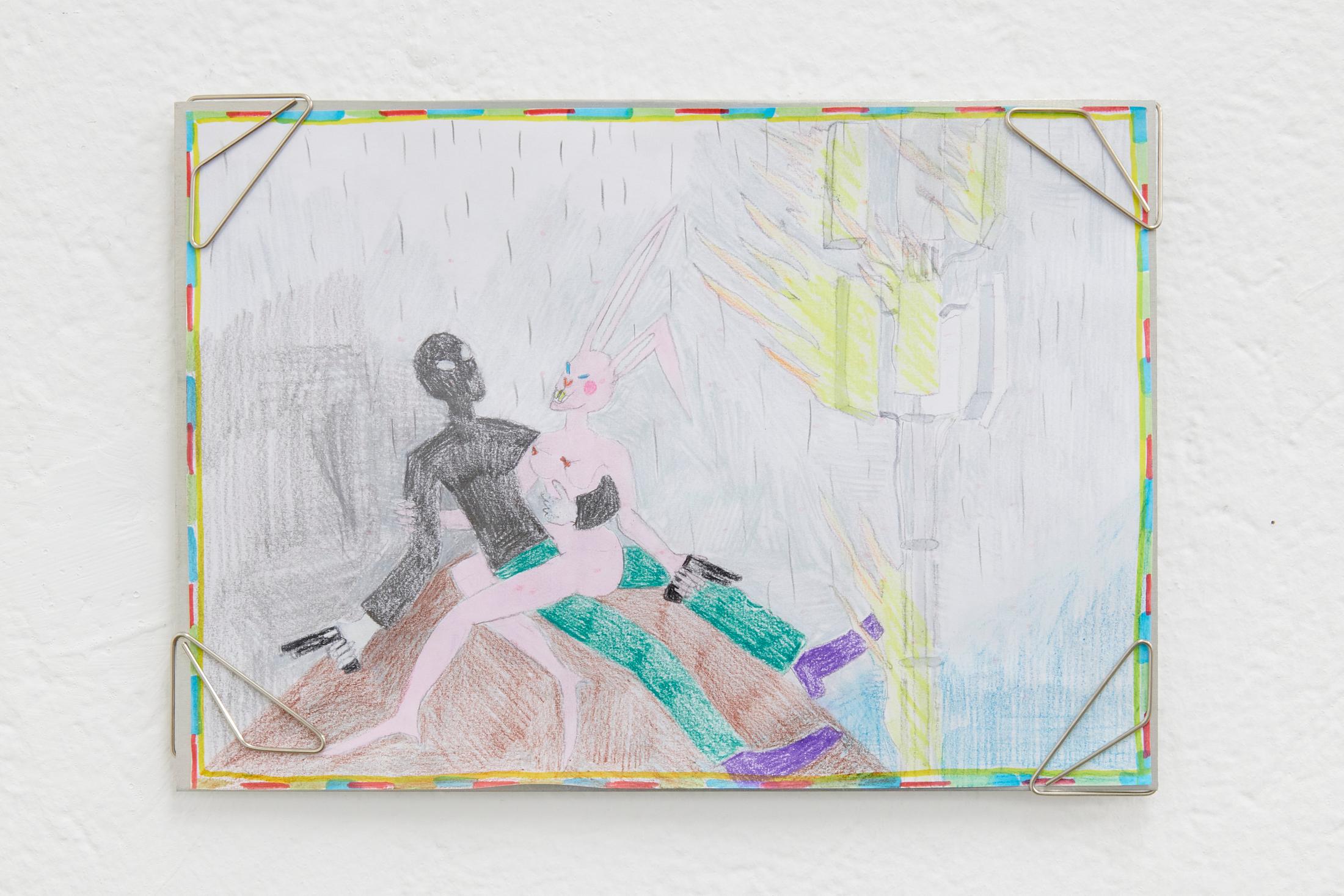 Exhibition View «Giggling Softly, Smiling Big; view on Virginie Jemmely, stronger together (or not), 2020» at WallStreet, Fribourg, 2021 / Photo: Guillaume Python / Courtesy: the artist and WallStreet