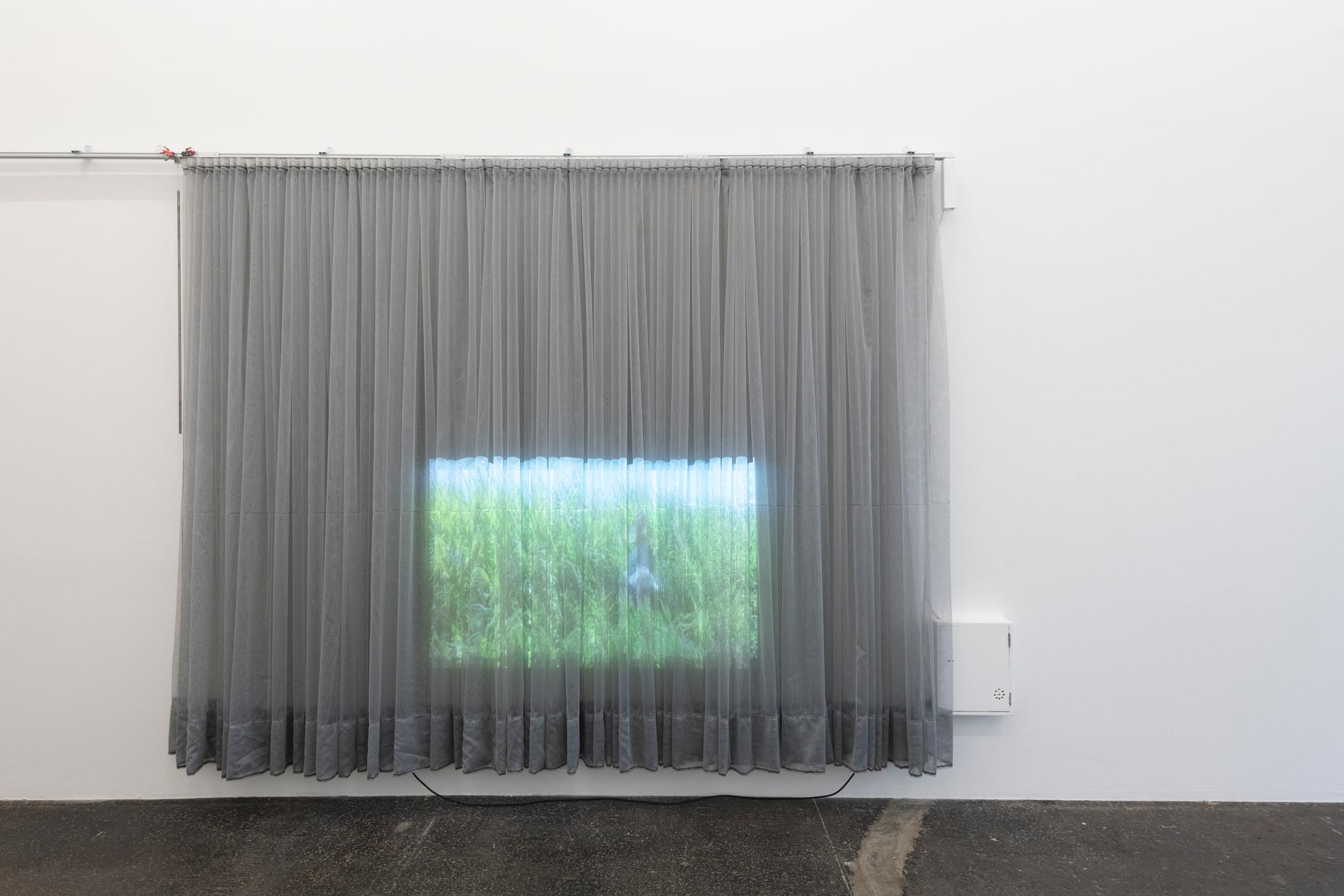 Exhibition View Gina Proenza Solo Show «Moving Jealousy; view on Gina Proenza, Can't We Stop Talking?, 2023» at Kunst Halle Sankt Gallen, St. Gallen, 2023 / Photo: Sebastian Schaub / Courtesy: the artist and Kunst Halle Sankt Gallen