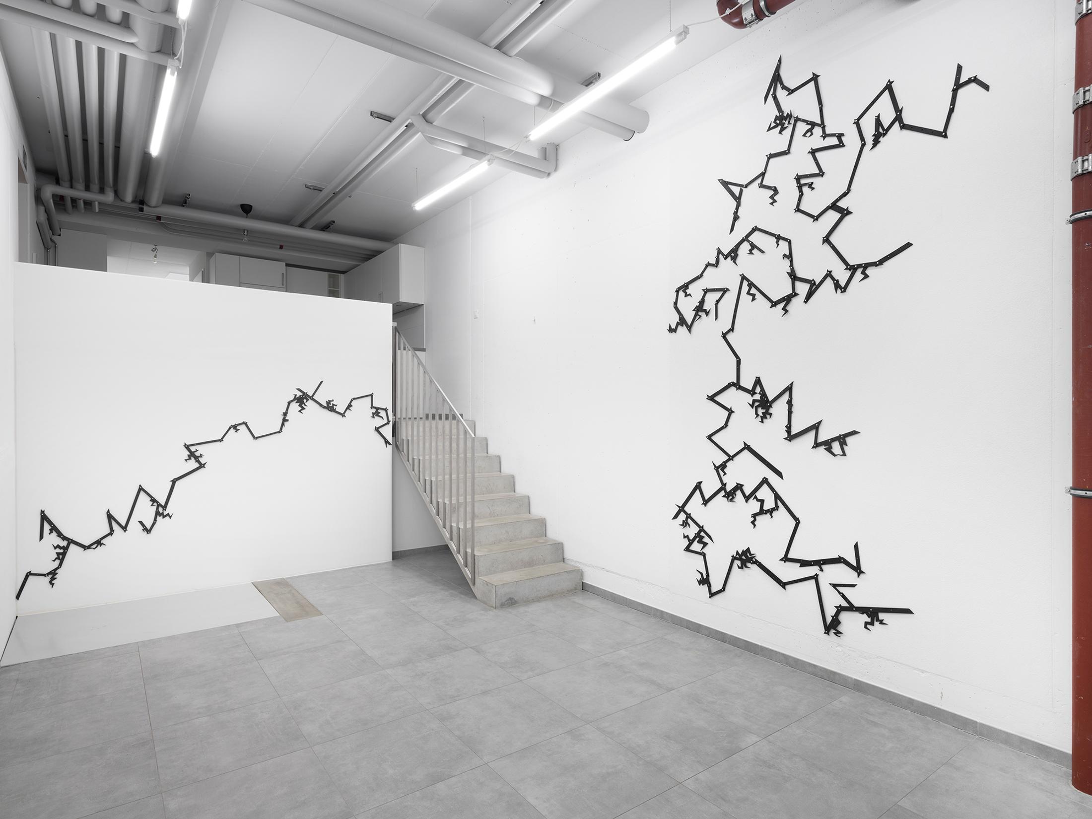 Exhibition View Giovanna Belossi Solo Show «Too High in The Sky; view on Giovanna Belossi, Folgorato, 2022» at All Stars, Lausanne, 2022 / Photo: Julien Gremaud / Courtesy: the artist and All Stars