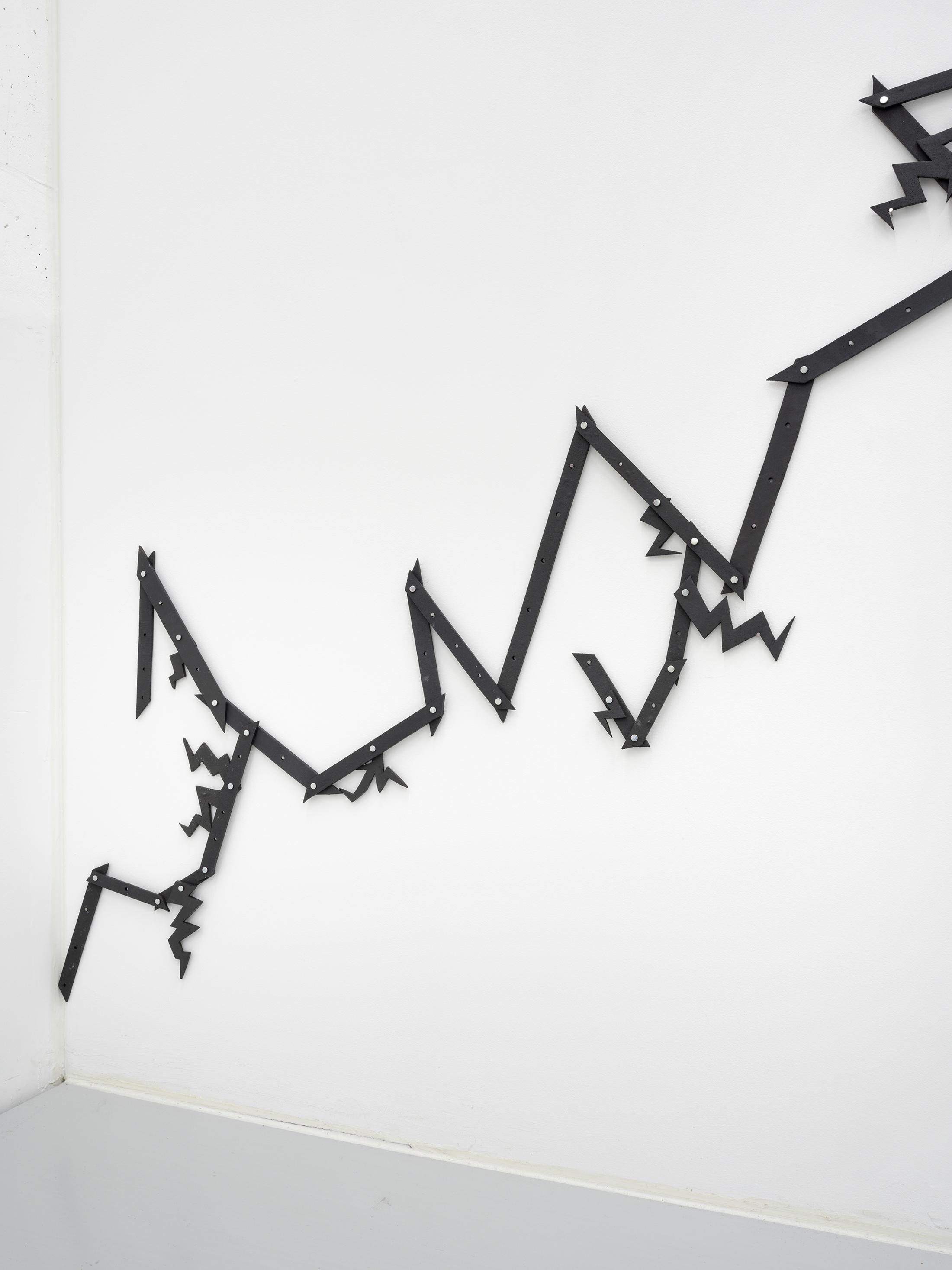 Exhibition View Giovanna Belossi Solo Show «Too High in The Sky; view on Giovanna Belossi, Folgorato, 2022» at All Stars, Lausanne, 2022 / Photo: Julien Gremaud / Courtesy: the artist and All Stars