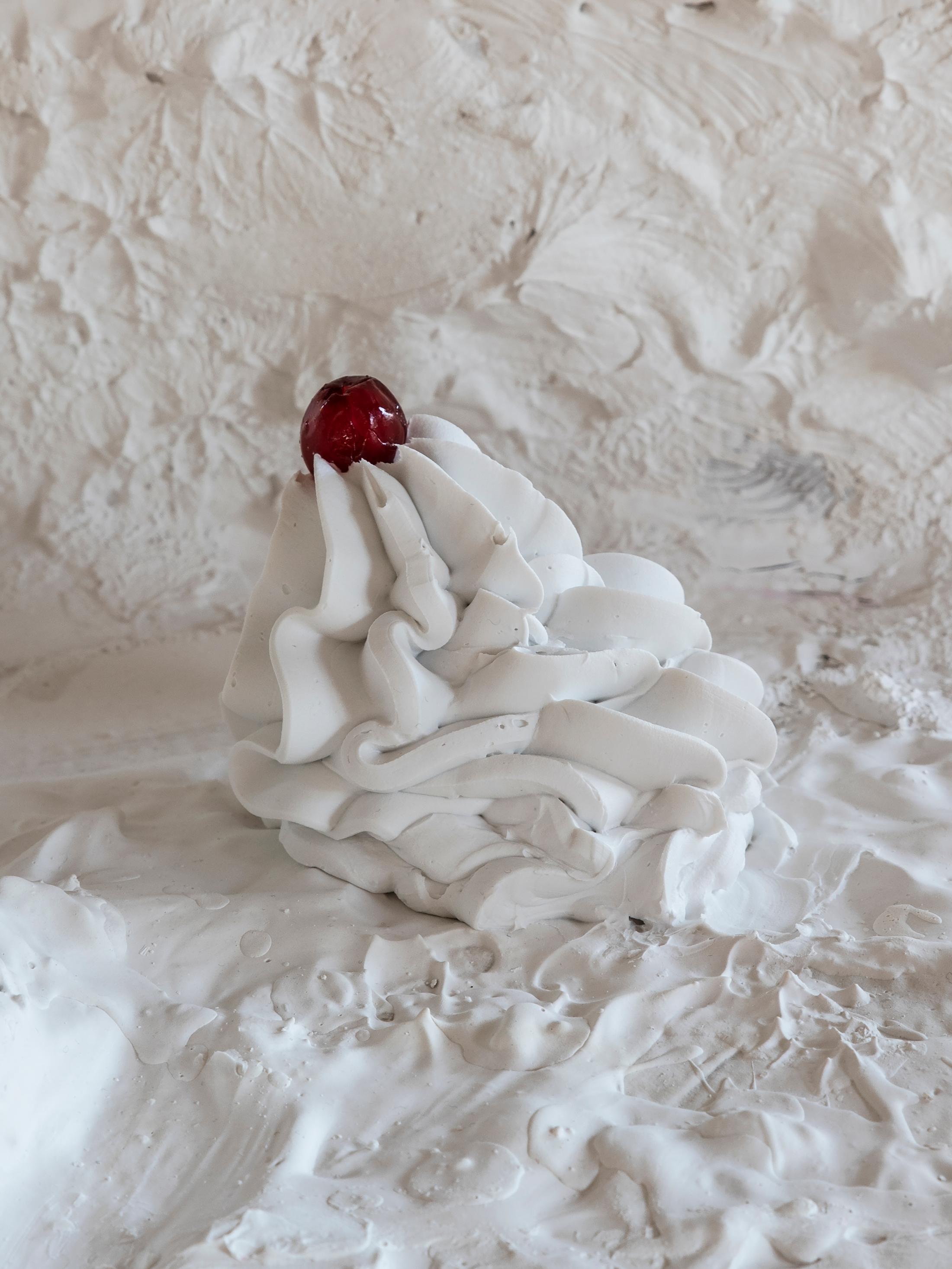 Exhibition View Giulia Essyad Soloshow «Chocolate Factory; view on Cream & Butter, 2020 (detail)» at Cherish, Geneva, 2020 / Photo: James Bantone / Courtesy: the artist and Cherish