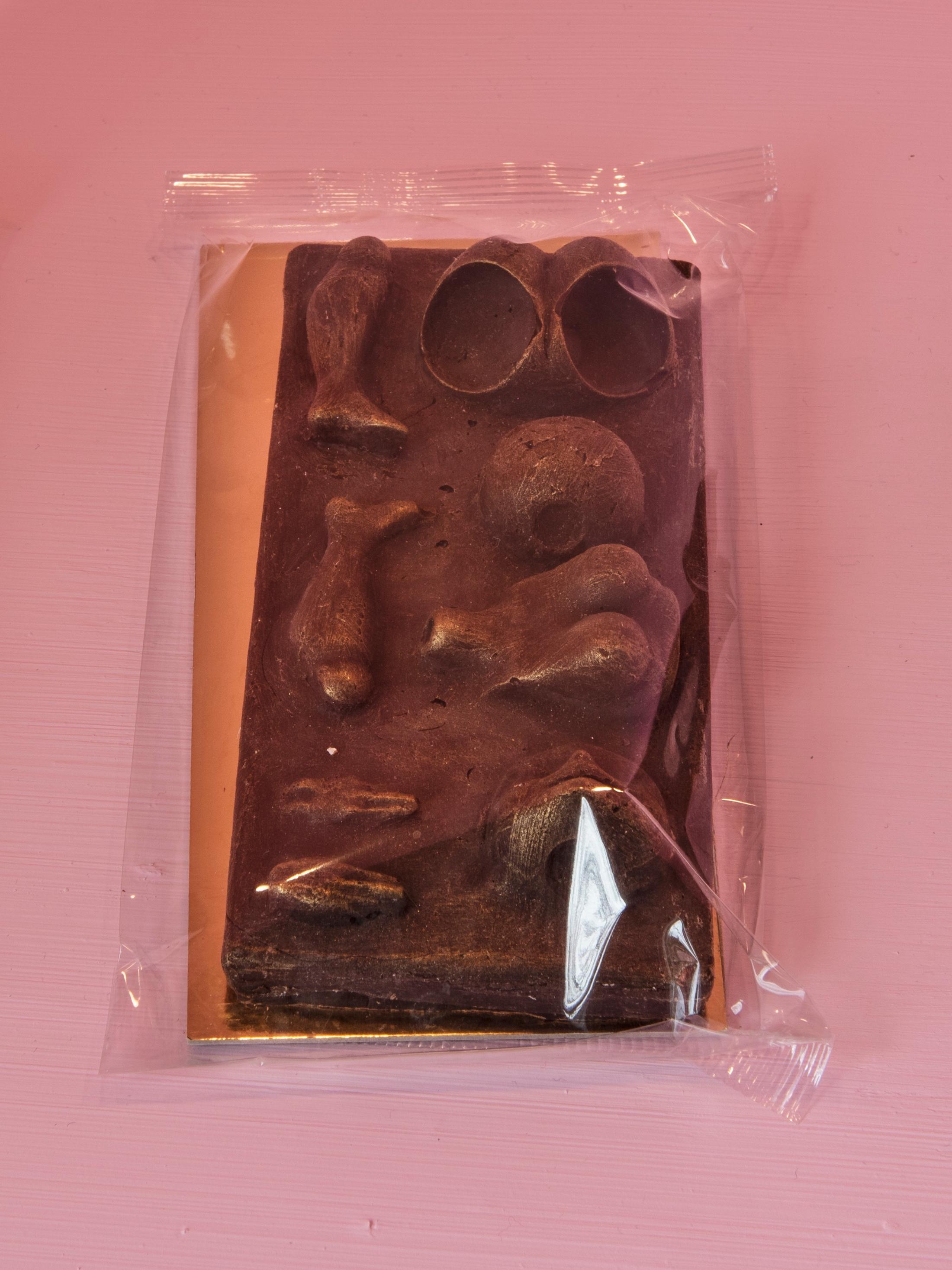 Exhibition View Giulia Essyad Soloshow «Chocolate Factory; view on Doll Parts, 2020 (detail)» at Cherish, Geneva, 2020 / Photo: James Bantone / Courtesy: the artist and Cherish