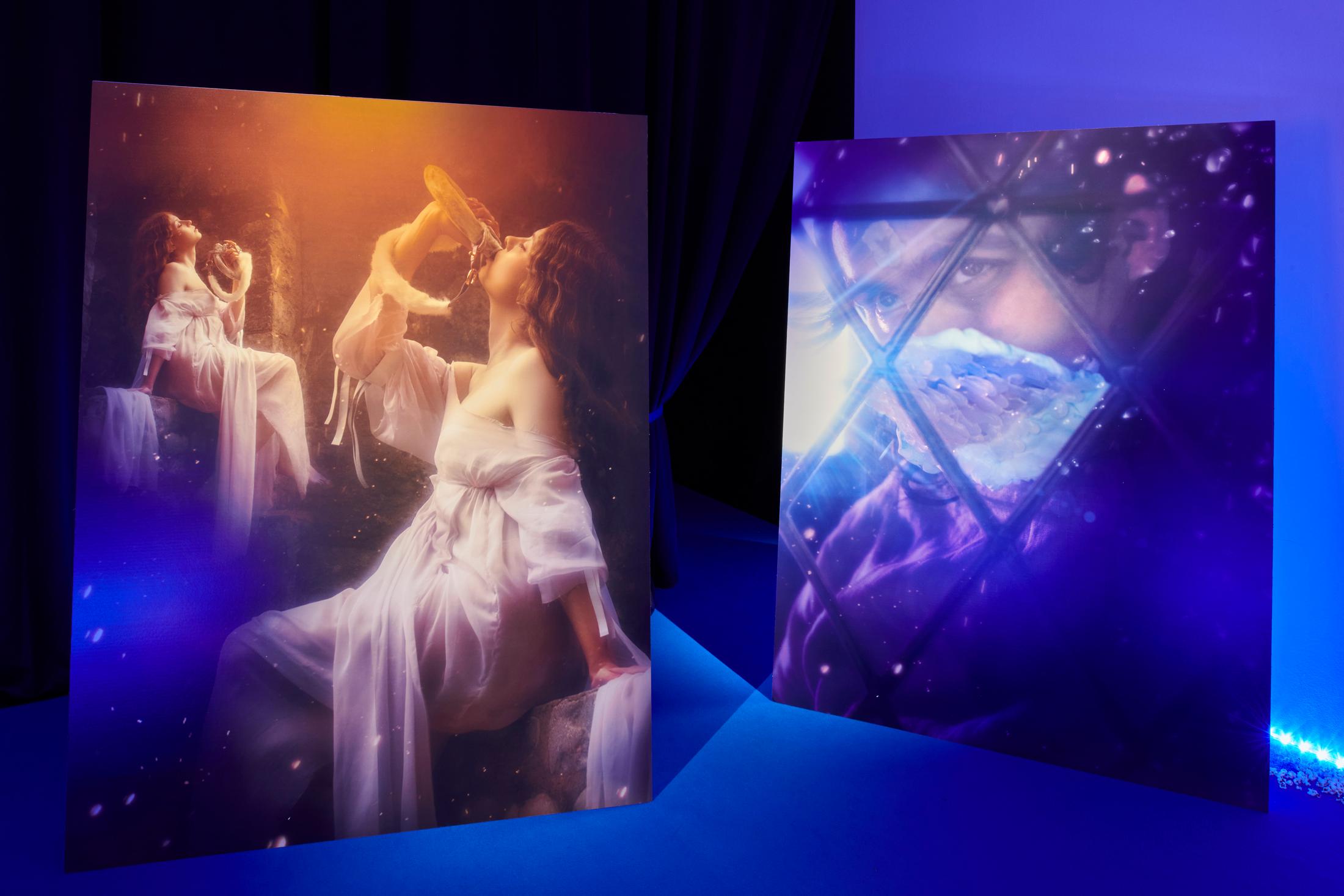 Exhibition View Giulia Essyad Solo Show «A Selene Blues» at Fri Art, Fribourg, 2020 / Photo: Guillaume Python / Courtesy: the artist and Fri Art Kunsthalle