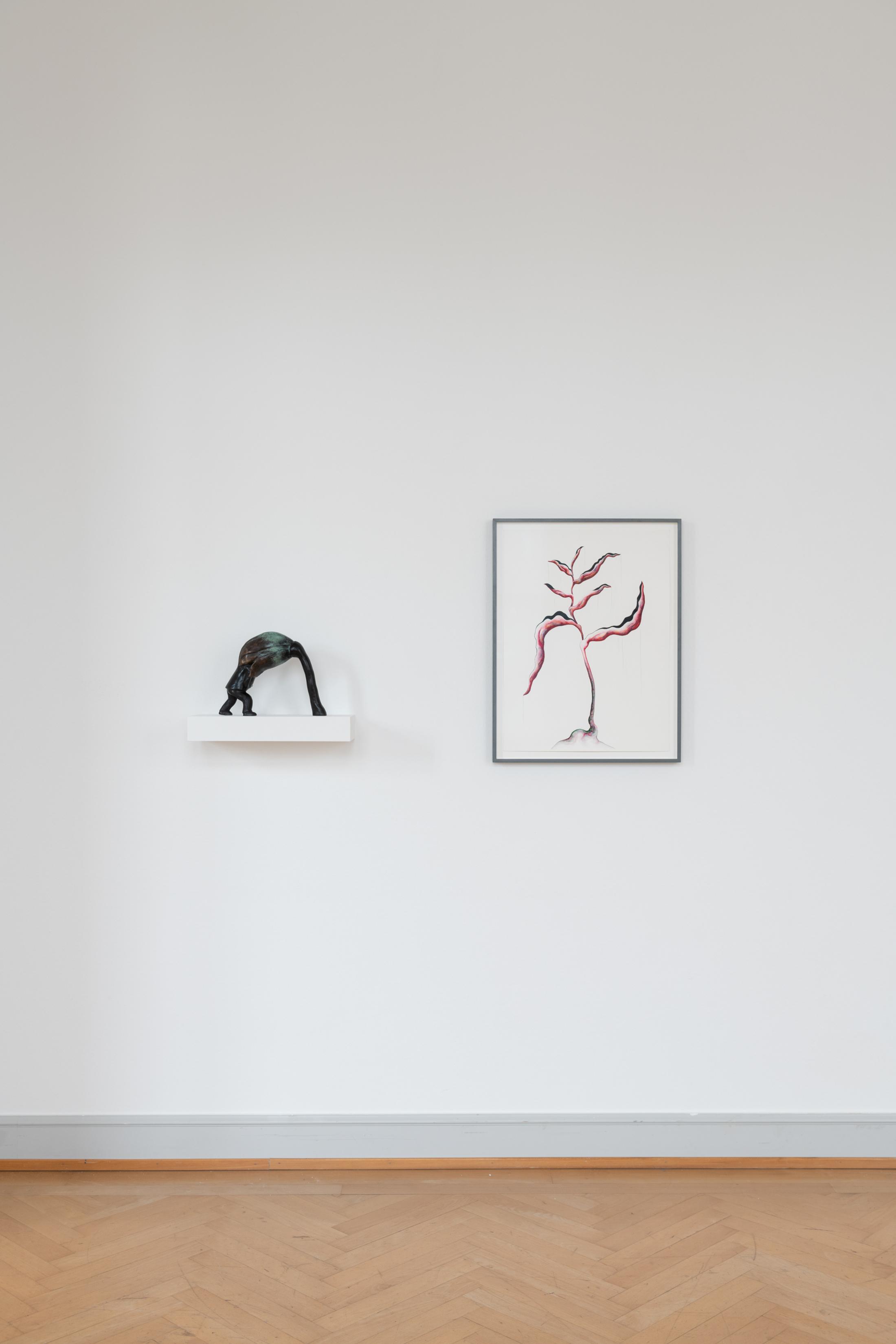 Exhibition View Grace Schwindt Solo Show «Defiant Bodies» at Kunstmuseum St. Gallen, St. Gallen, 2022-2023 / Photo: Sebastian Stadler / Courtesy: the artist and Kunstmuseum St. Gallen