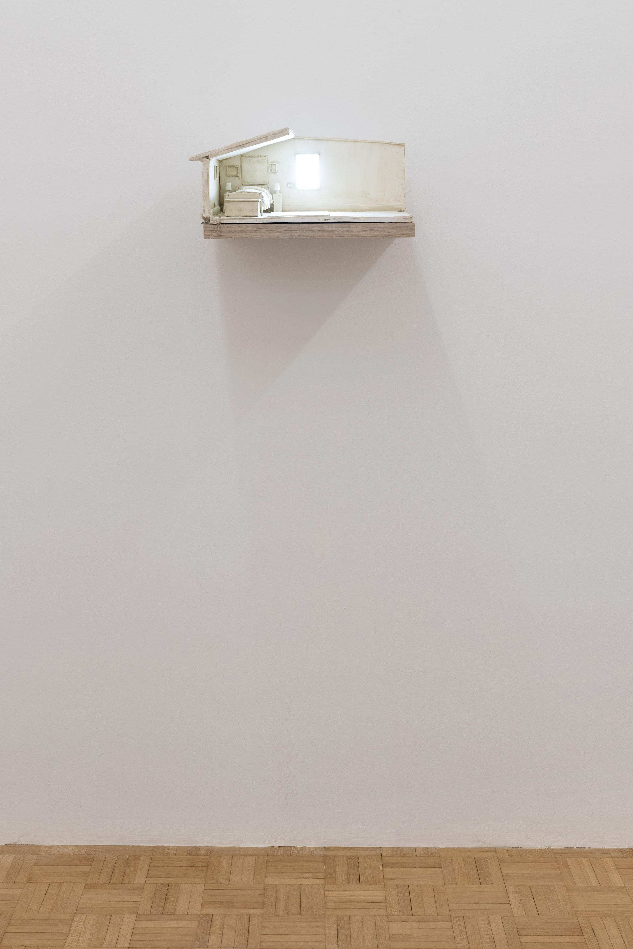 Exhibition View Group Show «Grand Miniature; view on Yannic Joray, Whitley's Room, 2020, Plaster cast, 39 x 23 x 18 cm» at Sentiment, Zurich, 2020 / Courtesy: the artist and Sentiment