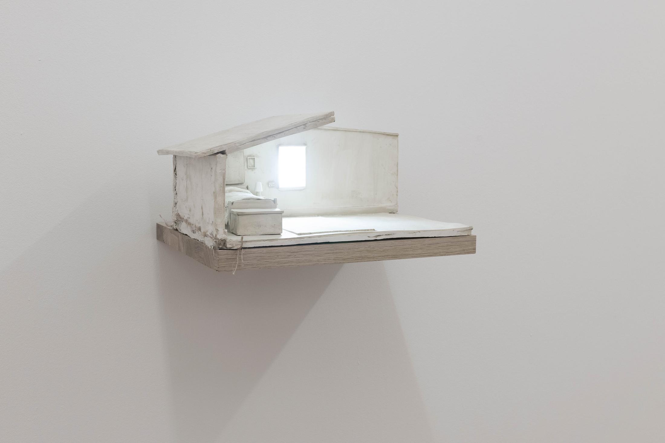 Exhibition View Group Show «Grand Miniature; view on Yannic Joray, Whitley's Room, 2020, Plaster cast, 39 x 23 x 18 cm» at Sentiment, Zurich, 2020 / Courtesy: the artist and Sentiment