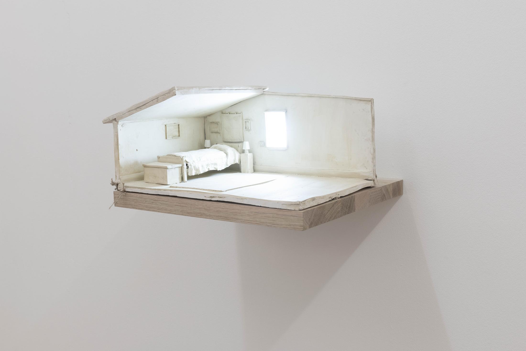 Exhibition View Group Show «Grand Miniature; view on Yannic Joray, Whitley's Room, 2020, Plaster cast, 39 x 23 x 18 cm» at Sentiment, Zurich, 2020 / Courtesy: the artist and Sentiment