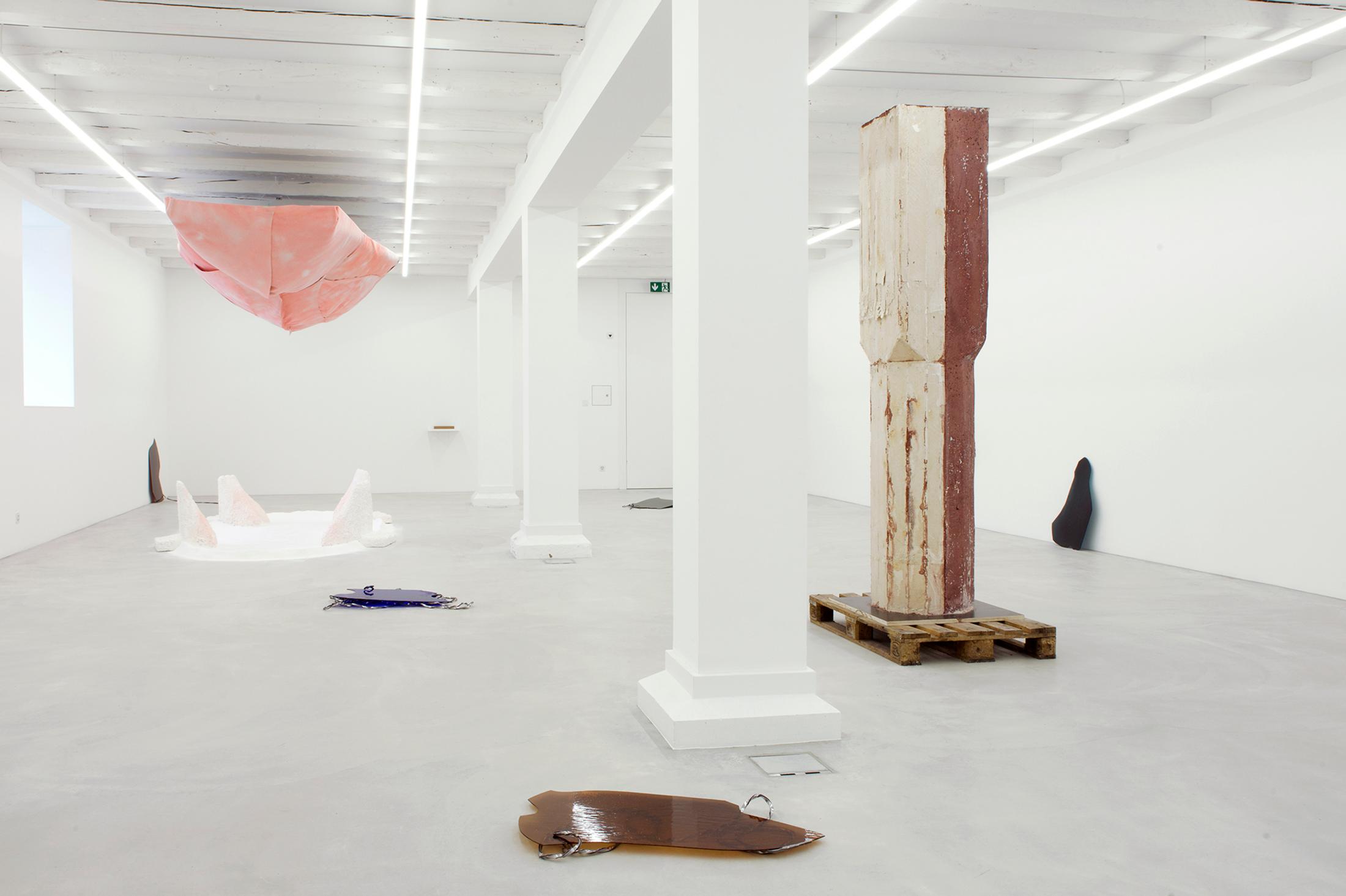 Exhibition View Groupshow «Grandfather's Axe» at Austellungsraum Klingental, Basel, 2020 / Courtesy: the artists and Ausstellungsraum Klingental