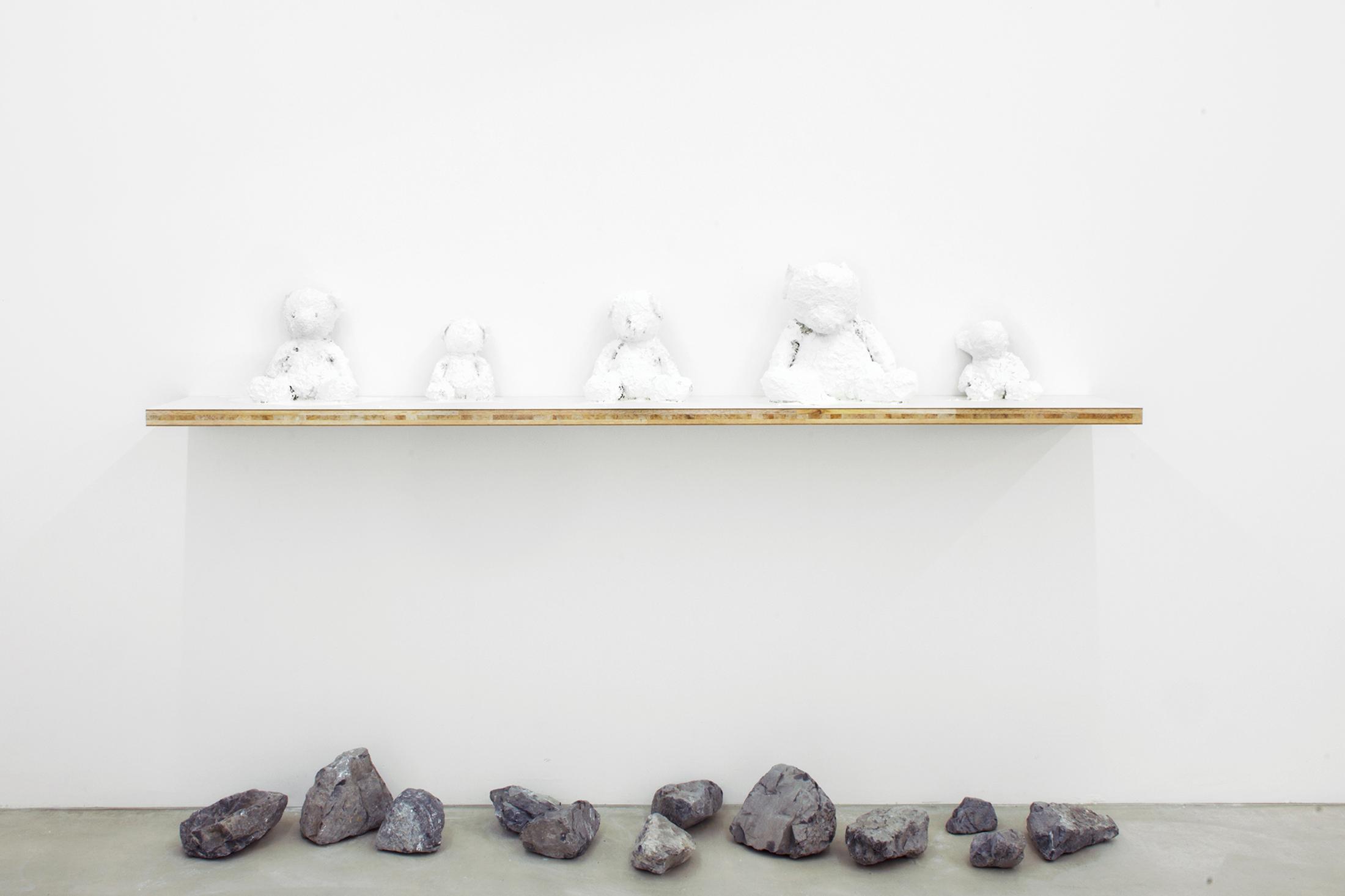 Exhibition View Groupshow «Grandfather's Axe; view on Christian Kosmas Mayer, Chalchera Stella, 2020» at Austellungsraum Klingental, Basel, 2020 / Courtesy: the artists and Ausstellungsraum Klingental