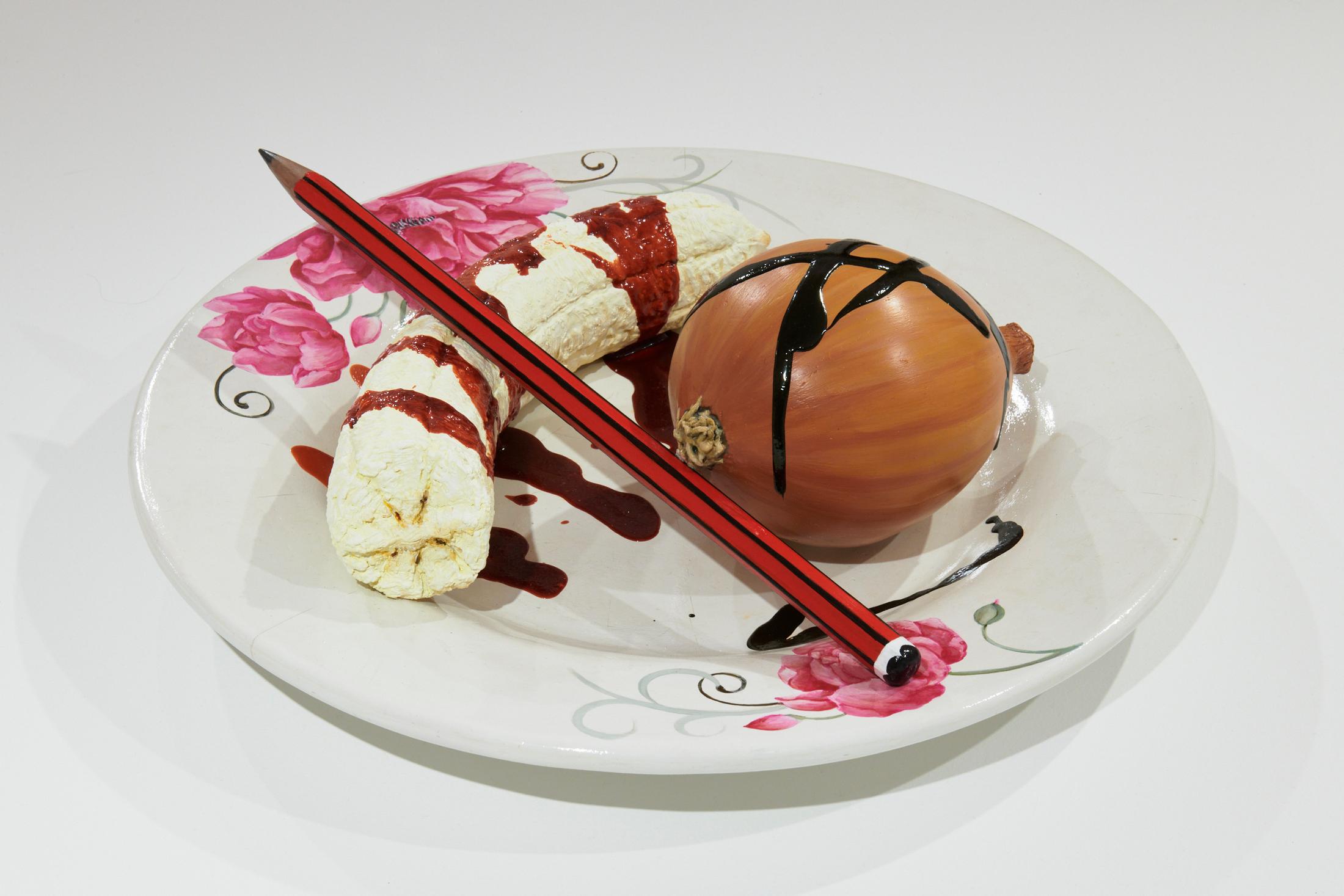 Exhibition View Grégory Sugnaux Solo Show «data romance; view on Grégory Sugneaux, Still Life, 2022, 60x20cm» at Château de Gruyères, Fribourg / Photo: Guillaume Python / Courtesy: the artist and Chateau de Gruyères