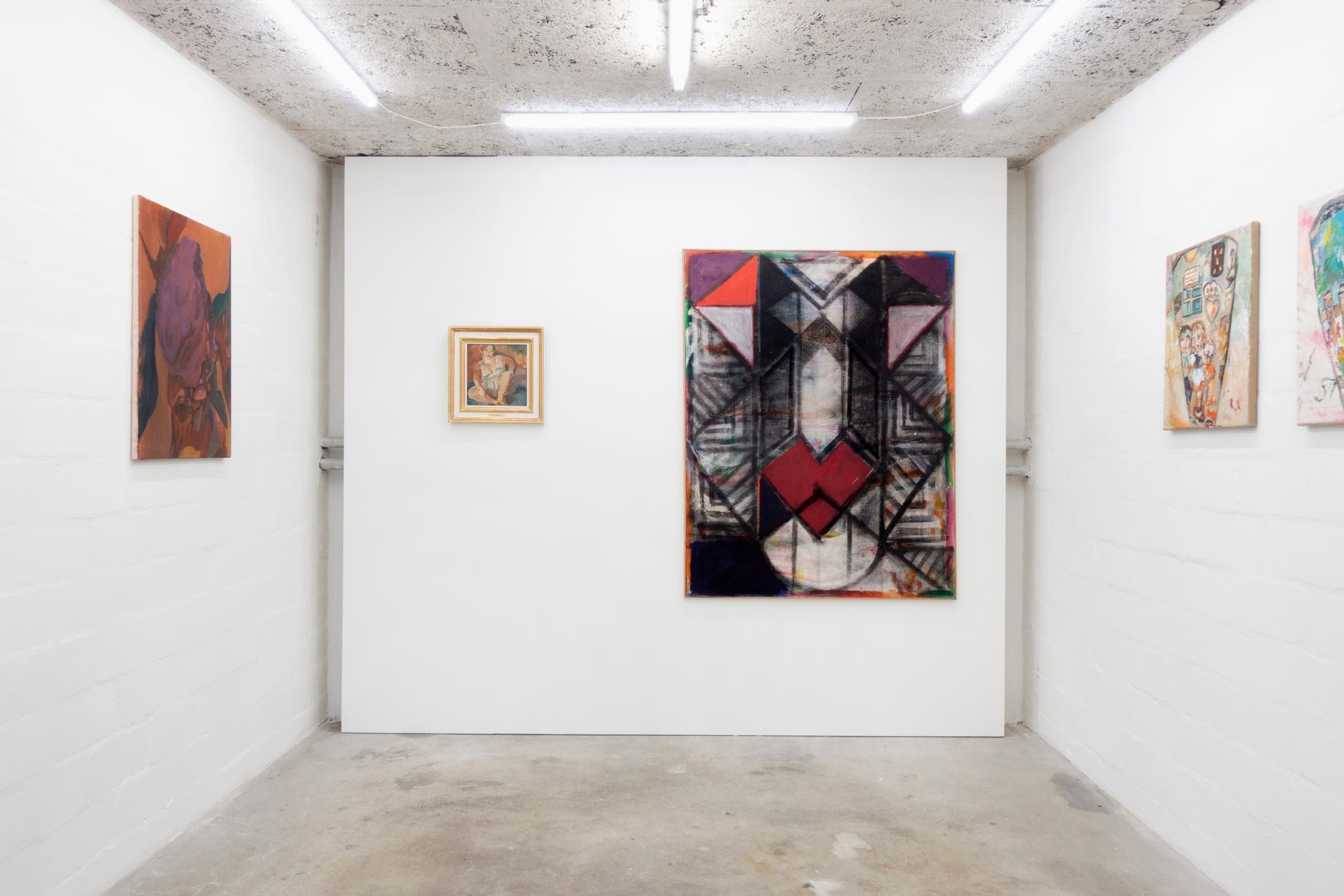 Exhibition View Group Show «Group Show 01» at Die Treppe, Birsfelden, 2021 / Photo and Courtesy: the artists and Die Treppe / Jan Kiefer