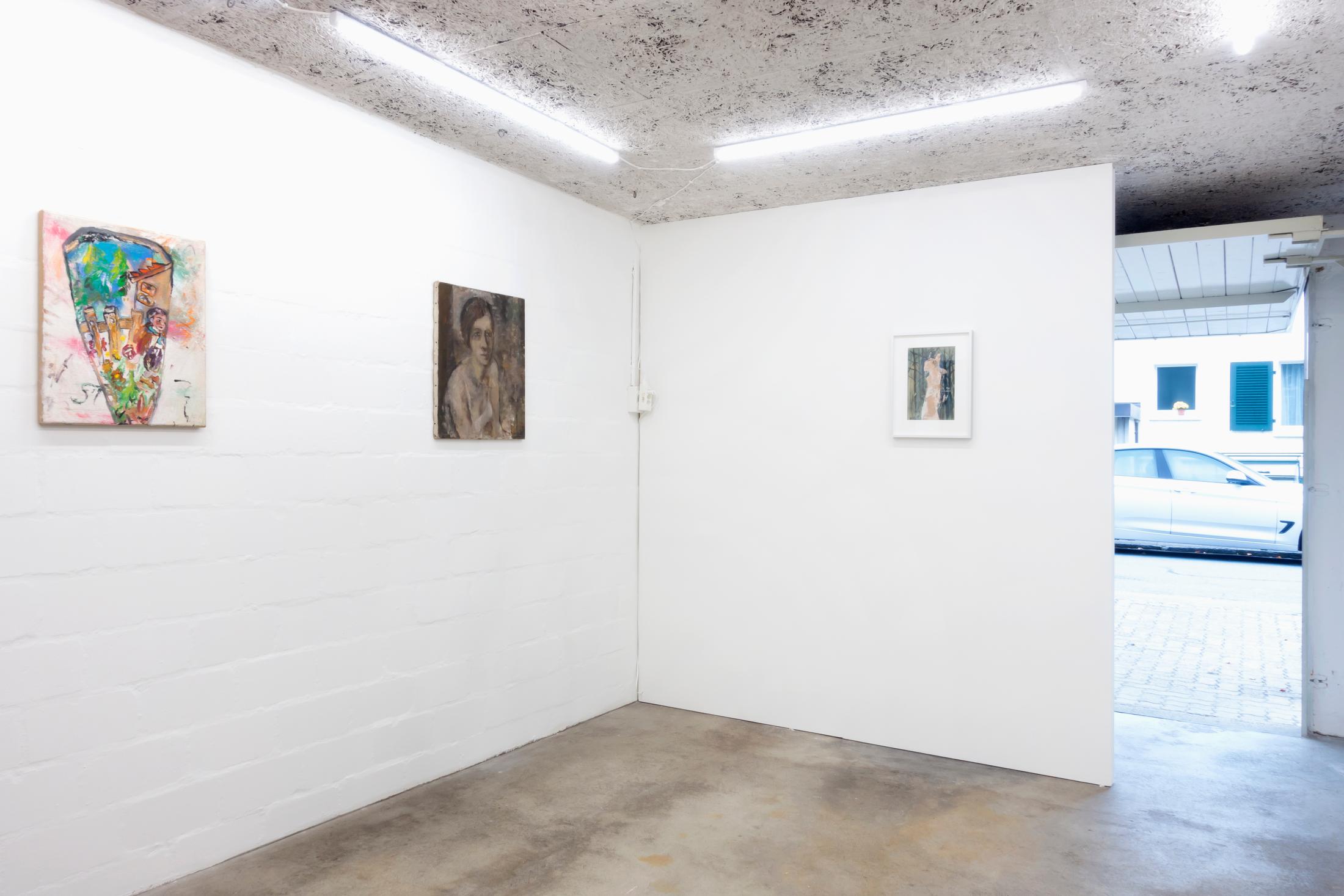 Exhibition View Group Show «Group Show 01» at Die Treppe, Birsfelden, 2021 / Photo and Courtesy: the artists and Die Treppe / Jan Kiefer