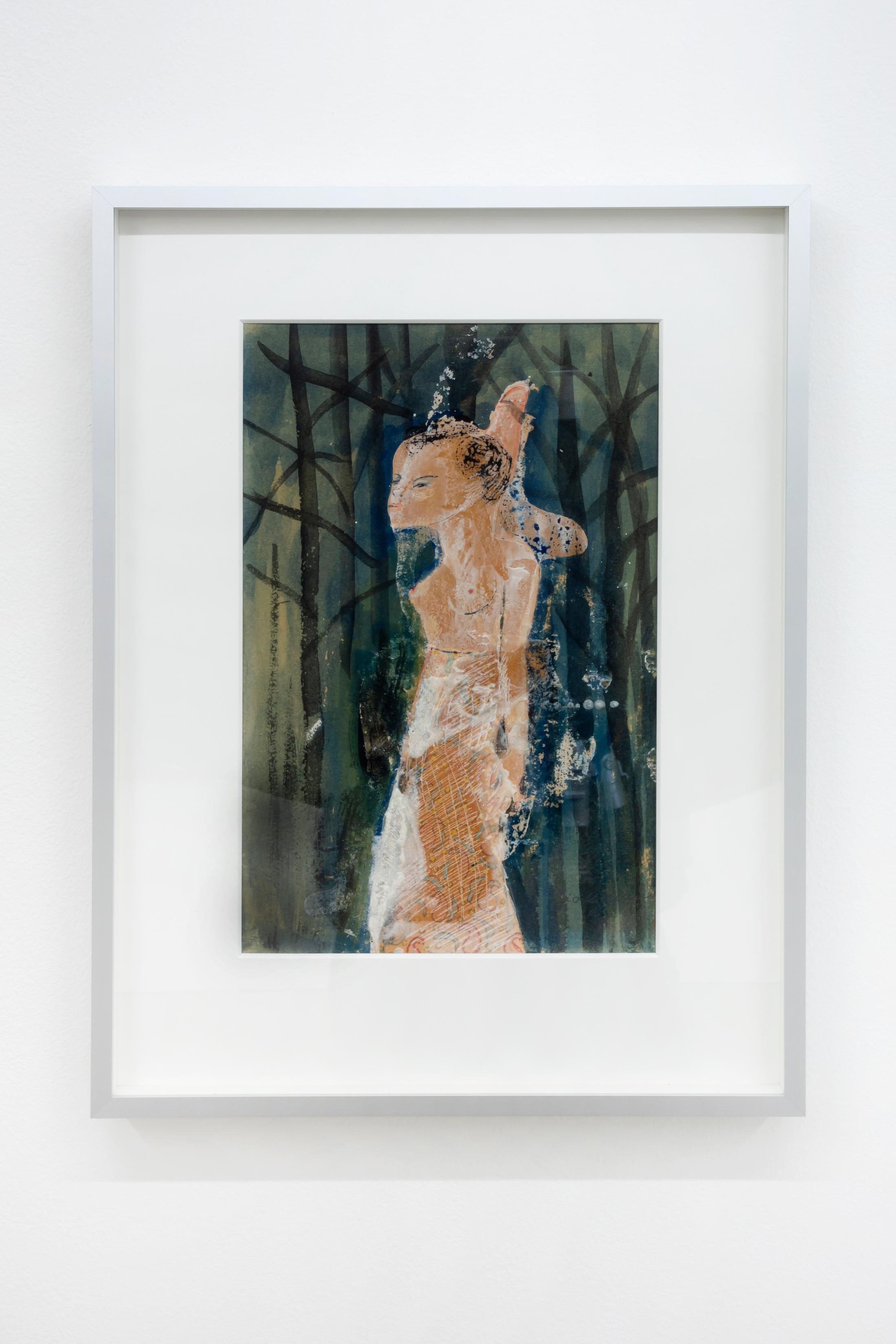 Exhibition View Group Show «Group Show 01; view on Lotti Krauss, Savannerin, 1948» at Die Treppe, Birsfelden, 2021 / Photo and Courtesy: the artist and Die Treppe / Jan Kiefer