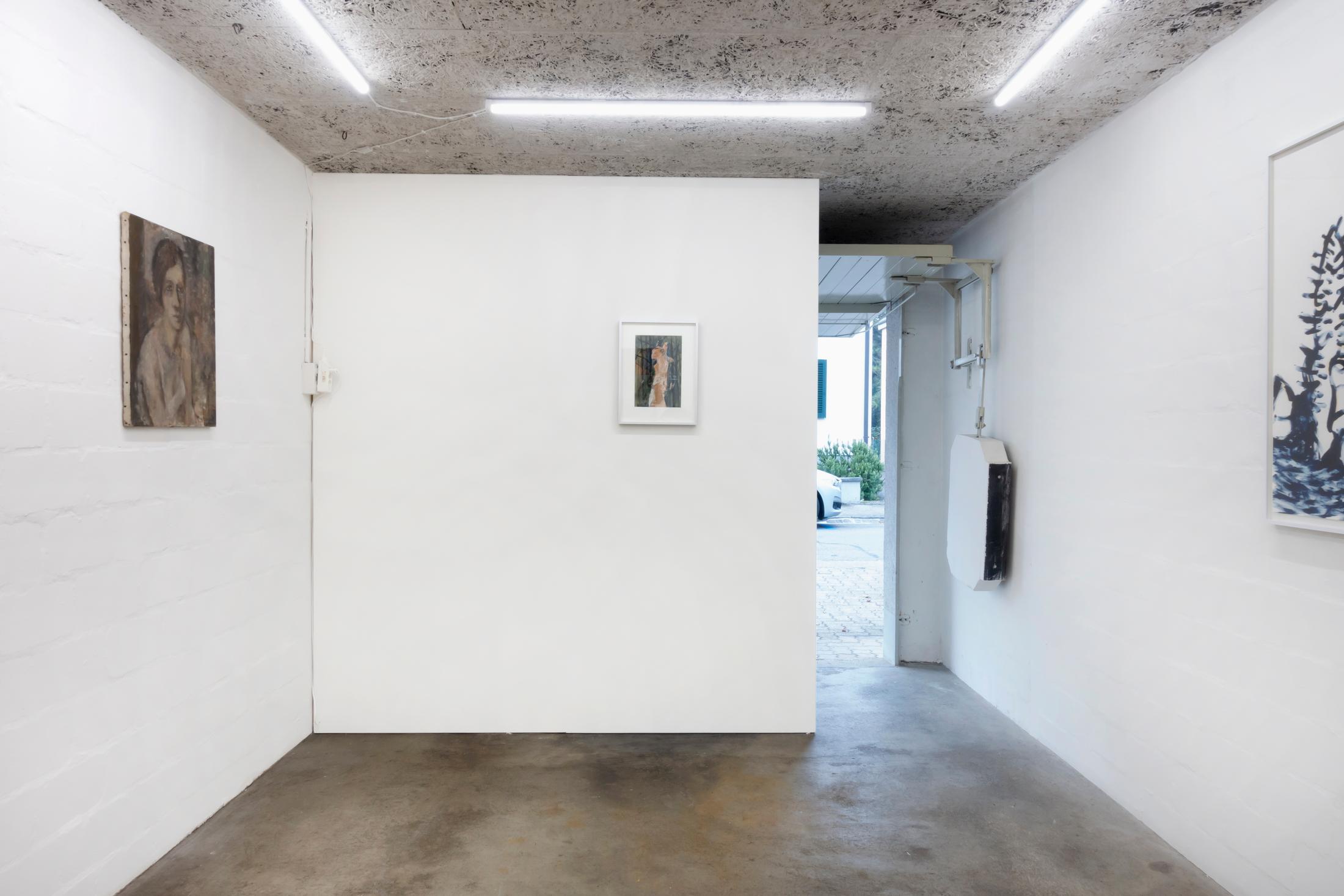 Exhibition View Group Show «Group Show 01» at Die Treppe, Birsfelden, 2021 / Photo and Courtesy: the artists and Die Treppe / Jan Kiefer