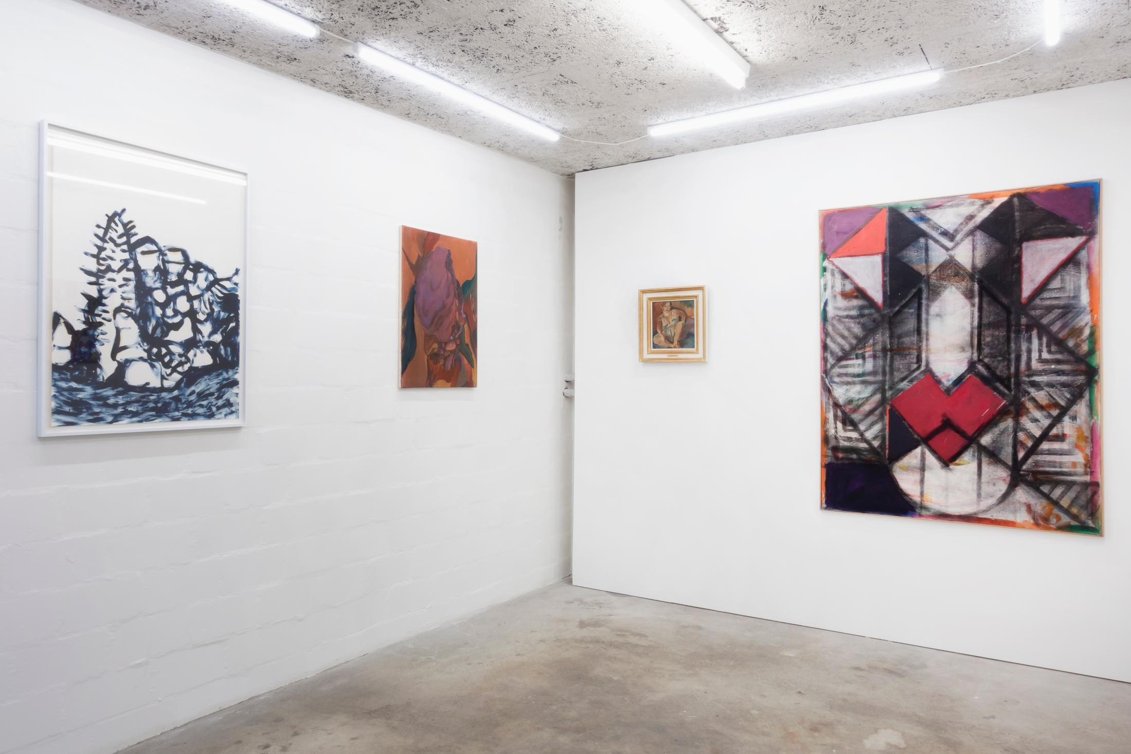 Exhibition View Group Show «Group Show 01» at Die Treppe, Birsfelden, 2021 / Photo and Courtesy: the artists and Die Treppe / Jan Kiefer