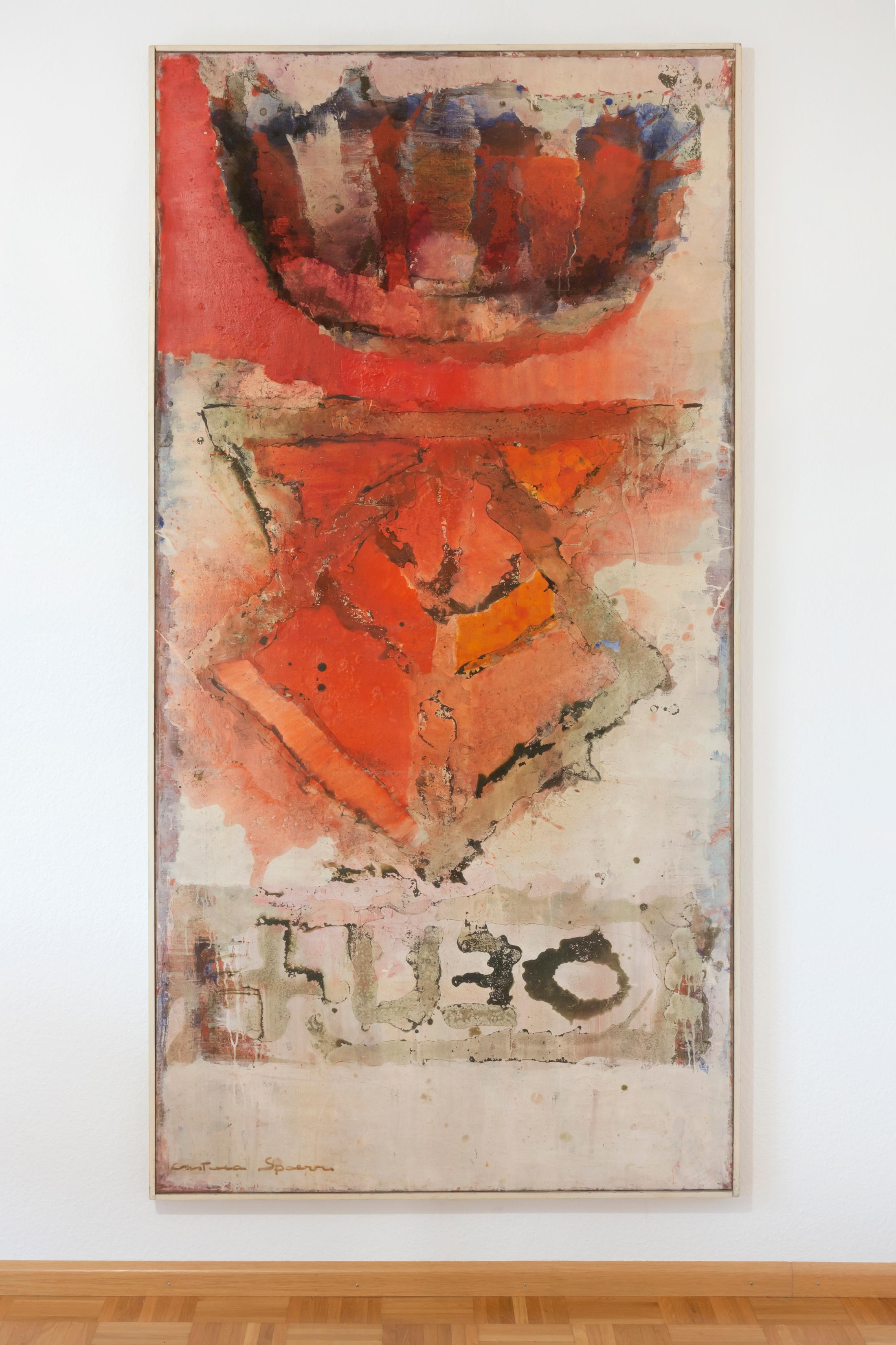 Exhibition View Group Show «Group Show 01; view on Cristina Spoerri, Untitled, 1958» at Die Treppe, Birsfelden, 2021 / Photo and Courtesy: Die Treppe and Cristina Spoerri Foundation