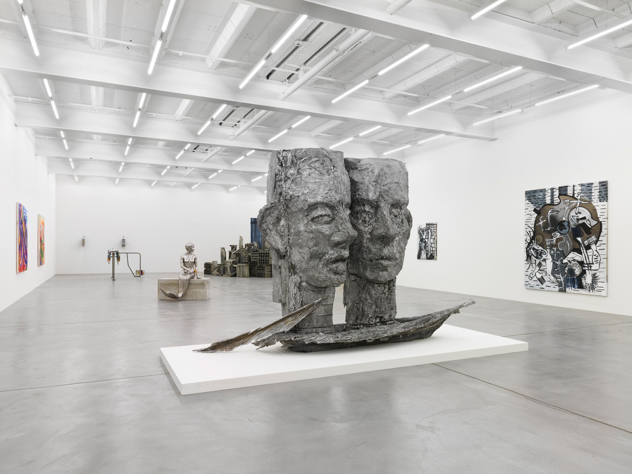 Installation View "Group Show" at Galerie Eva Presenhuber / Photo: Stefan Altenburger, Courtesy: Galerie Eva Presenhuber, Zurich / New York