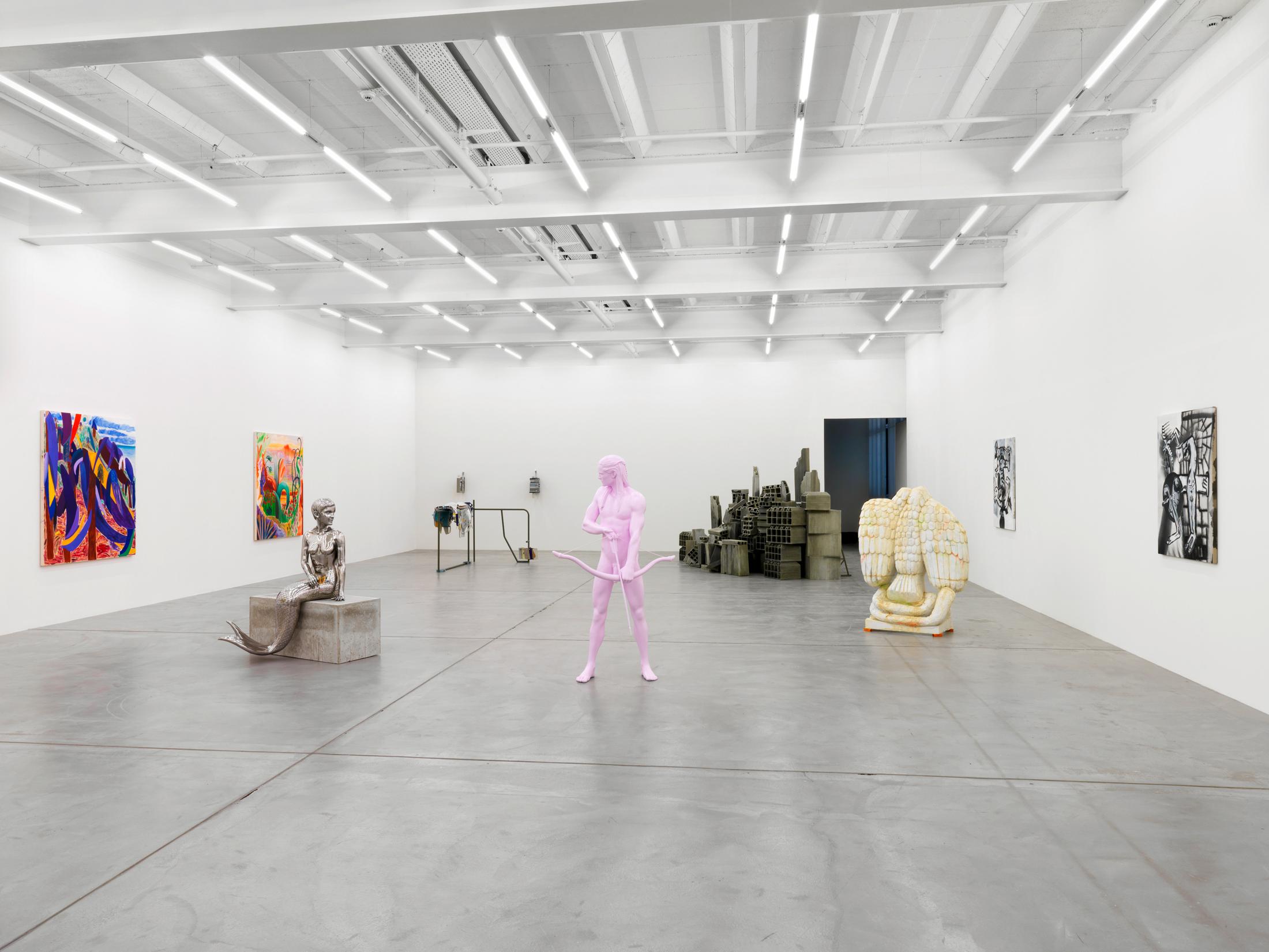 Installation View "Group Show" at Galerie Eva Presenhuber / Photo: Stefan Altenburger, Courtesy: Galerie Eva Presenhuber, Zurich / New York