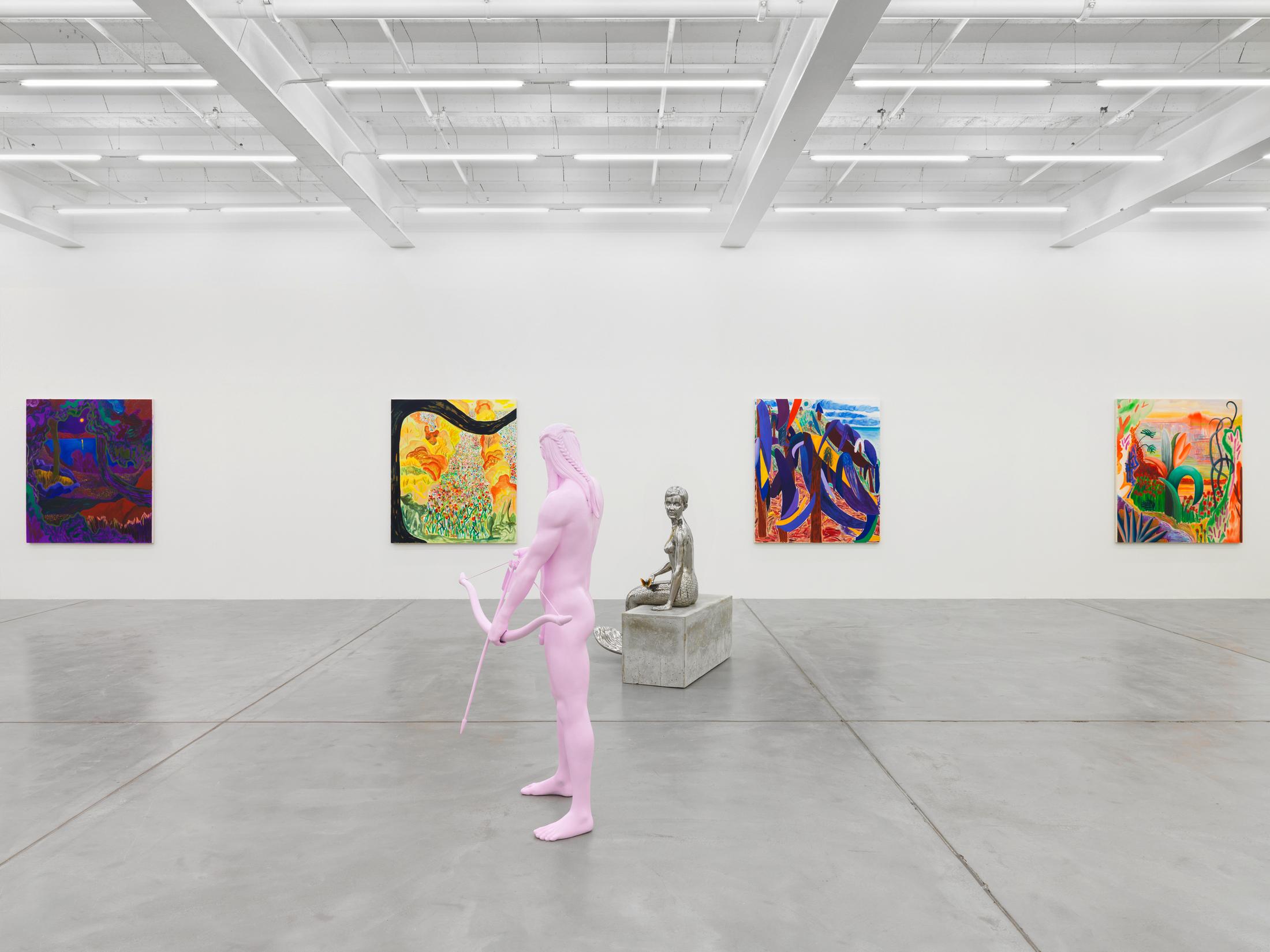 Installation View "Group Show" at Galerie Eva Presenhuber / Photo: Stefan Altenburger, Courtesy: Galerie Eva Presenhuber, Zurich / New York