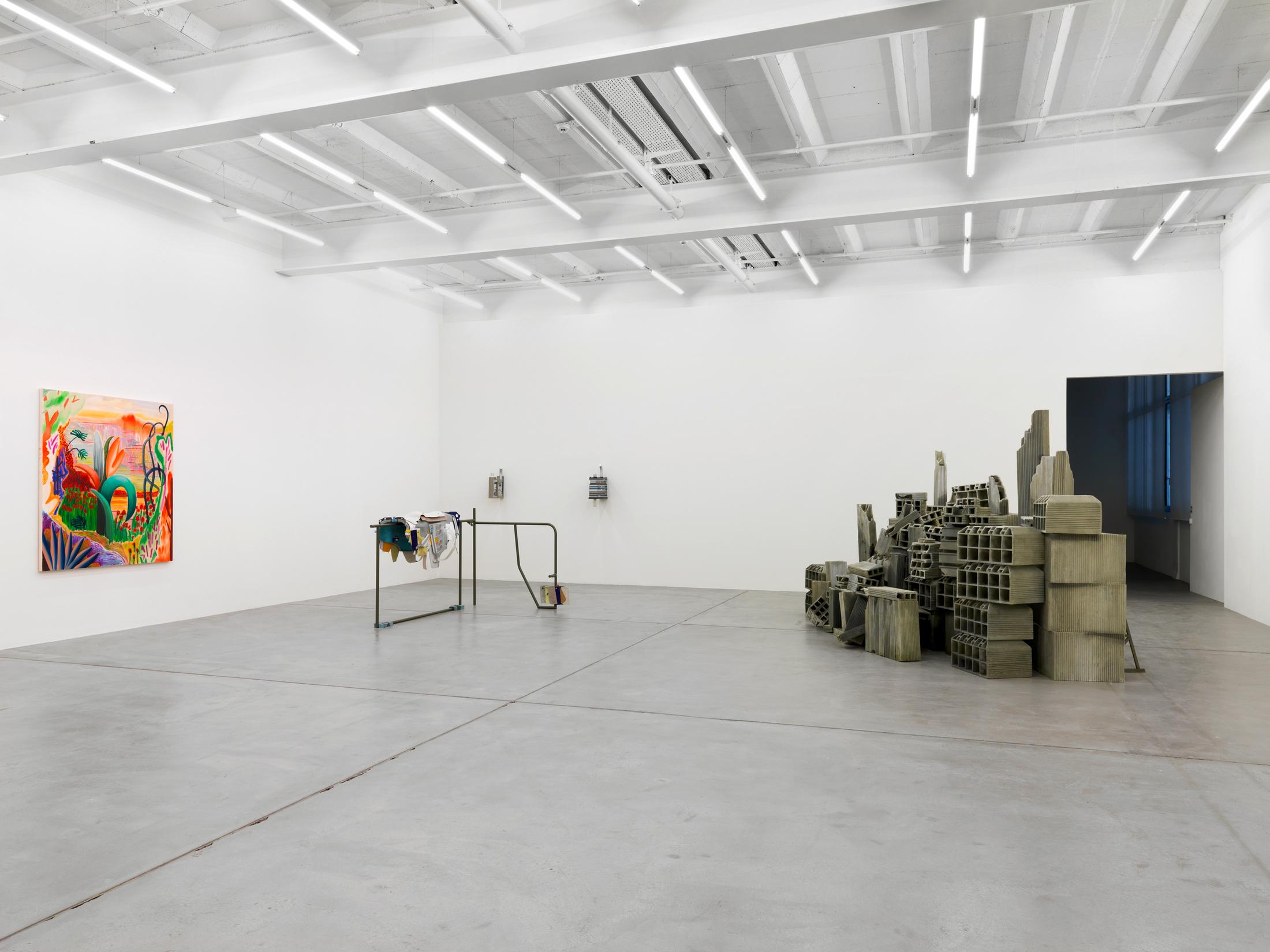 Installation View "Group Show" at Galerie Eva Presenhuber / Photo: Stefan Altenburger, Courtesy: Galerie Eva Presenhuber, Zurich / New York