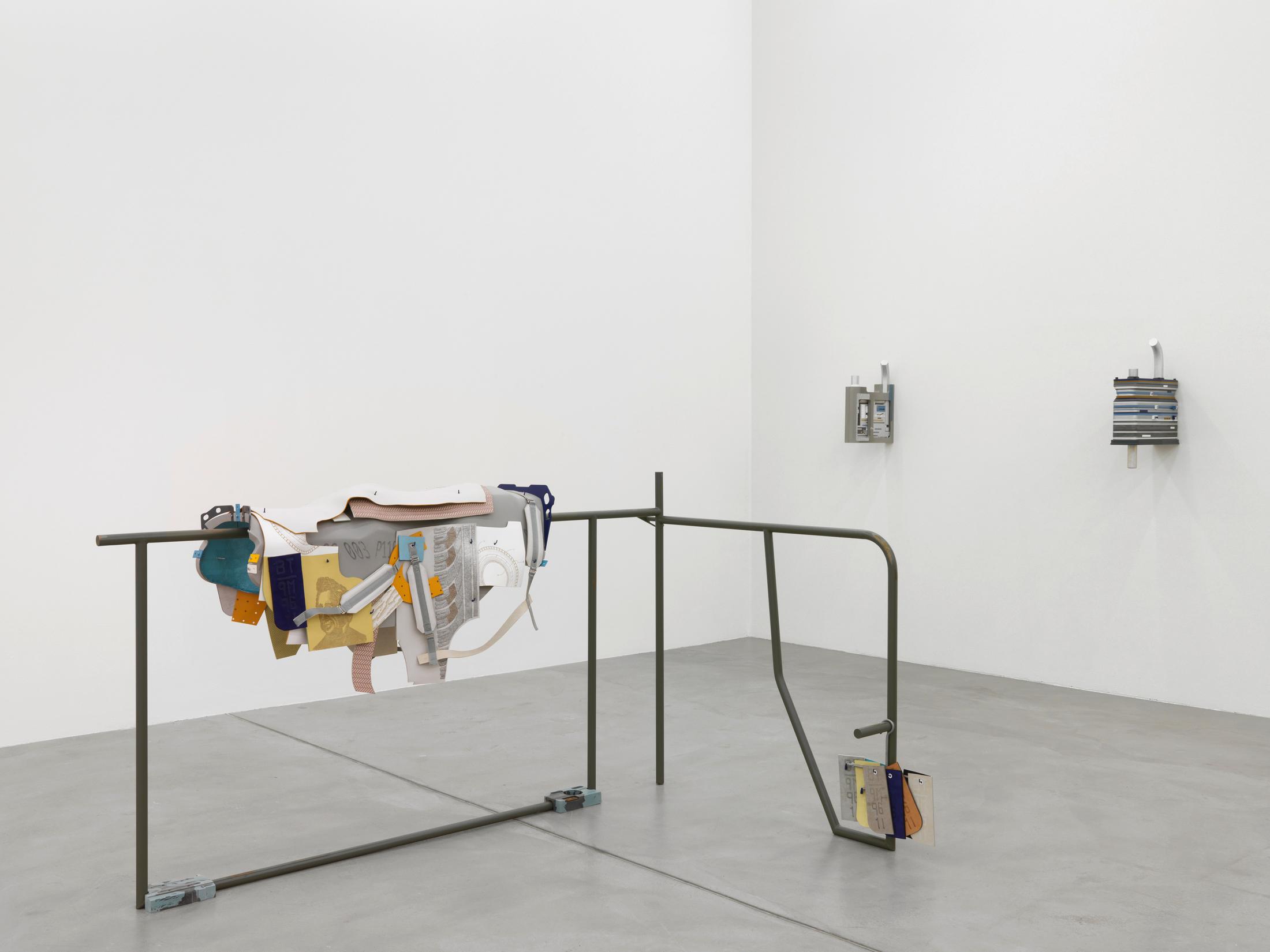 Installation View "Group Show" at Galerie Eva Presenhuber / Photo: Stefan Altenburger, Courtesy: Galerie Eva Presenhuber, Zurich / New York
Iman Issa, Justin Matherly, Tobias Pils, Magali Reus, Yves Scherer" at Galerie Eva Presenhuber  / Photo: Stefan Altenburger Photography, Zurich / Courtesy: Galerie Eva Presenhuber, Zurich / New York