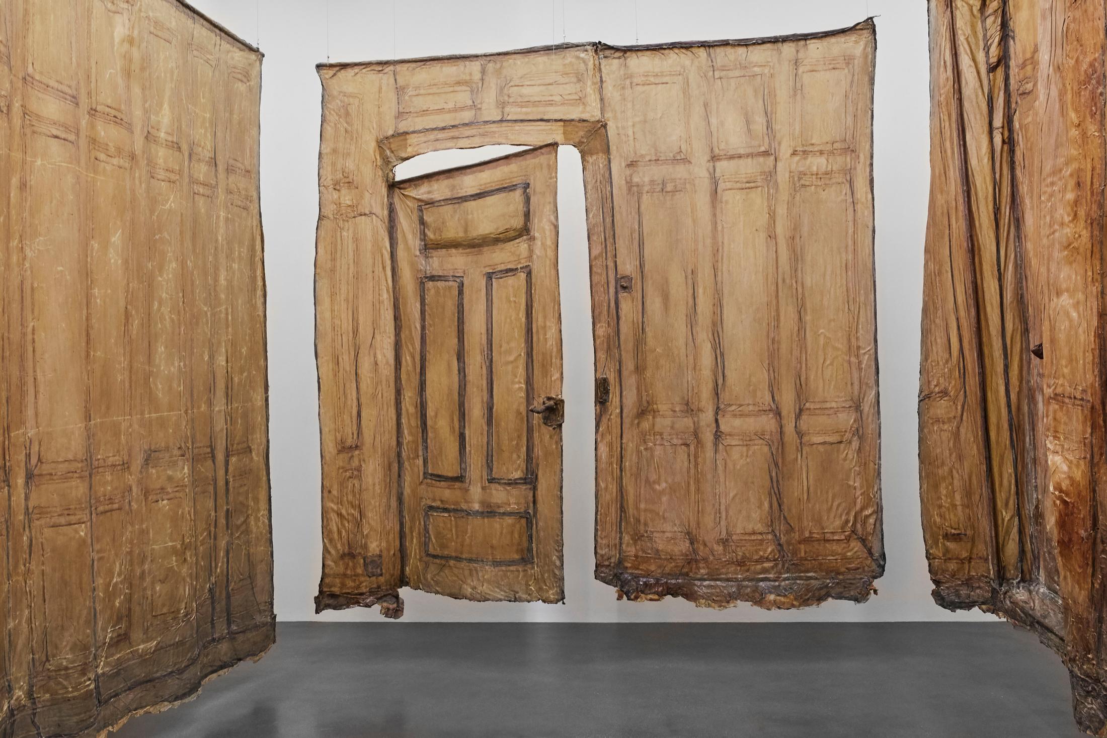 Exhibition View Groupshow «A Women Looking at Men Looking at Women ; site-specific permanent installation Heidi Bucher, Herrenzimmer, 1977-1979» at Muzeum Susch / Photo: Zosia Prominska / Courtesy Muzeum Susch